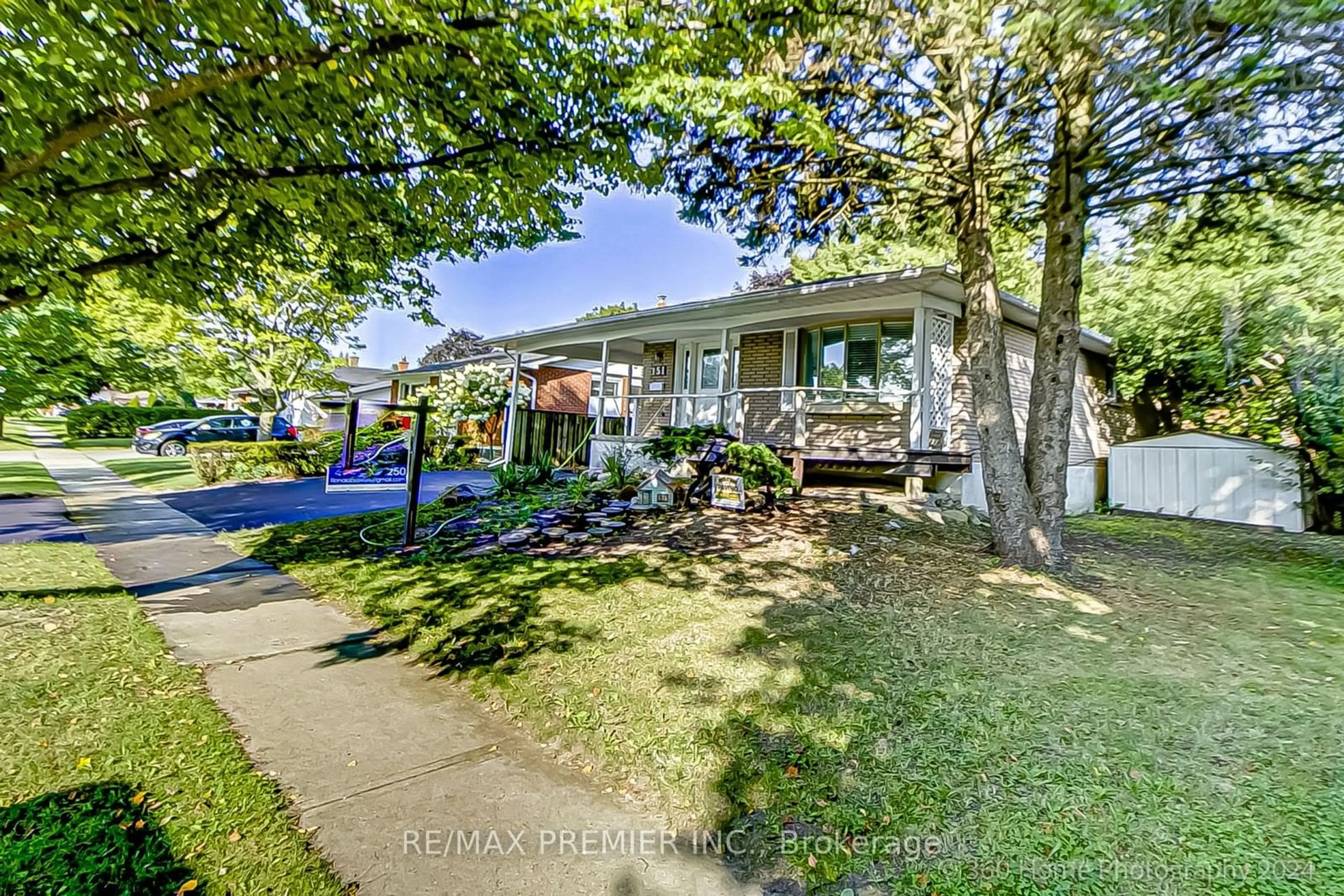 A pic from exterior of the house or condo, the street view for 151 Clements Rd, Ajax Ontario L1S 1L9