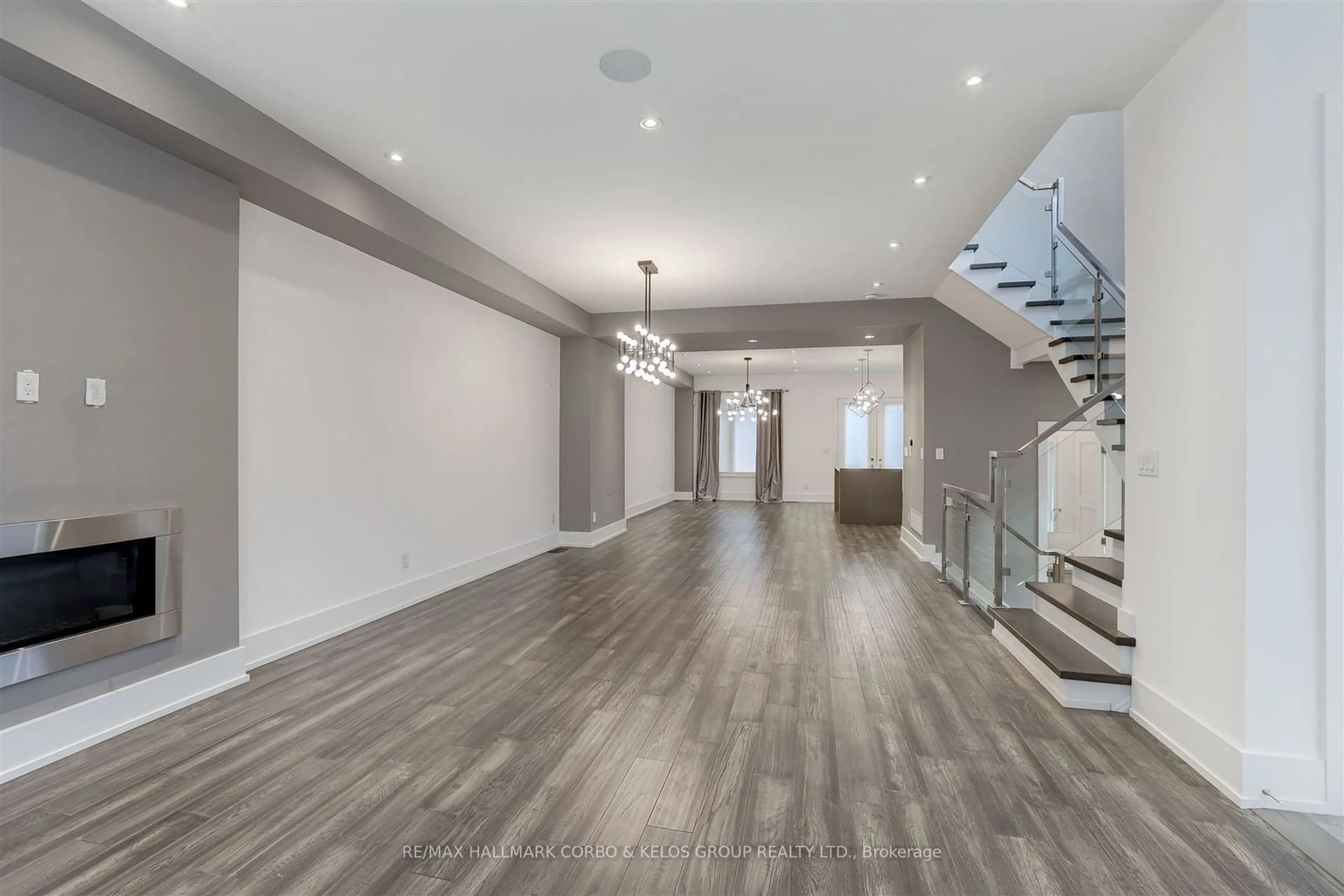 Indoor foyer, wood floors for 56 Joanith Dr, Toronto Ontario M4B 1S7