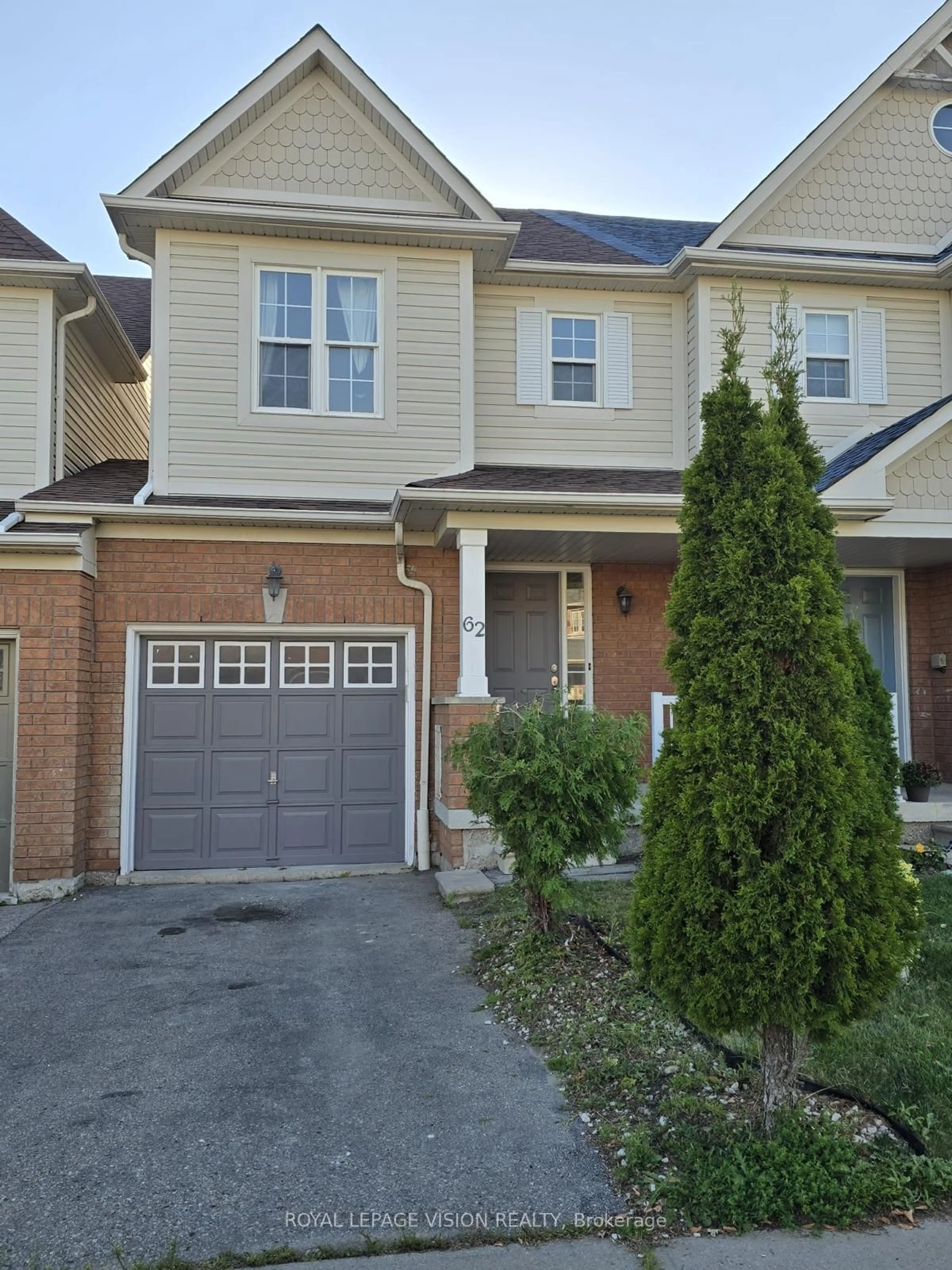 A pic from exterior of the house or condo for 62 Kirkland Pl, Whitby Ontario L1P 1X1