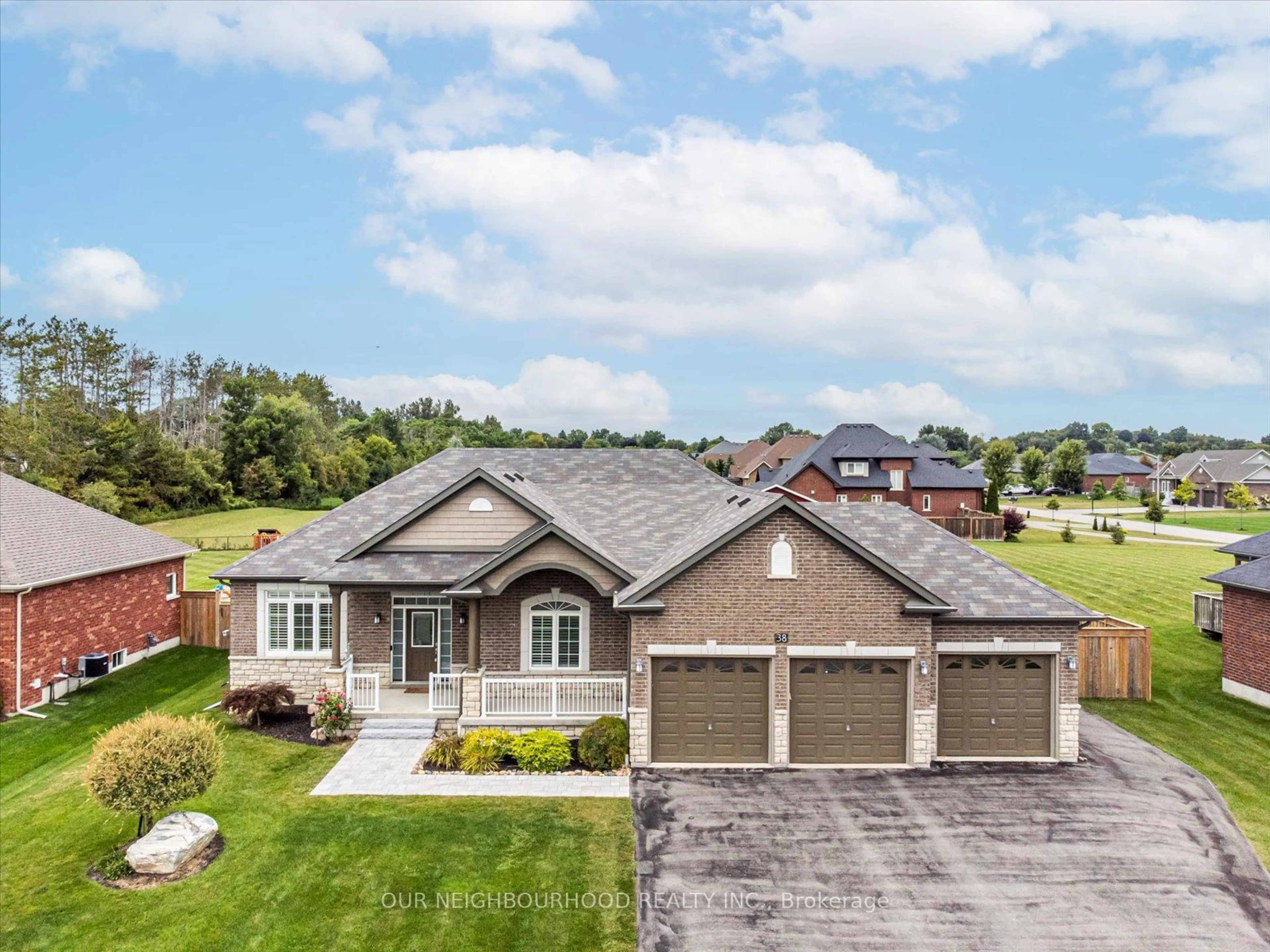 Frontside or backside of a home, cottage for 38 Charles Tilley Cres, Clarington Ontario L0A 1J0