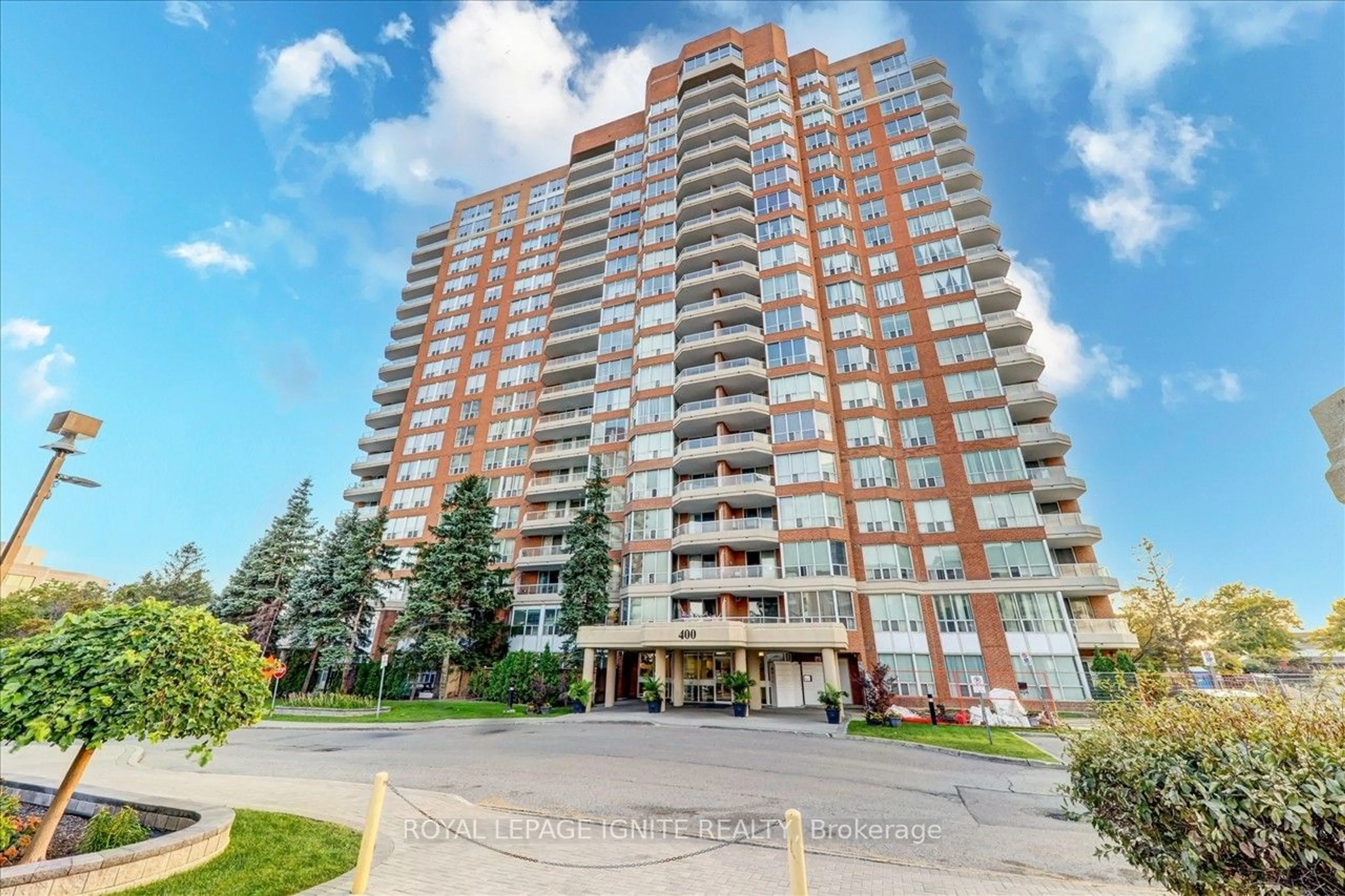 A pic from exterior of the house or condo for 400 Mclevin Ave #508, Toronto Ontario M1B 5J4