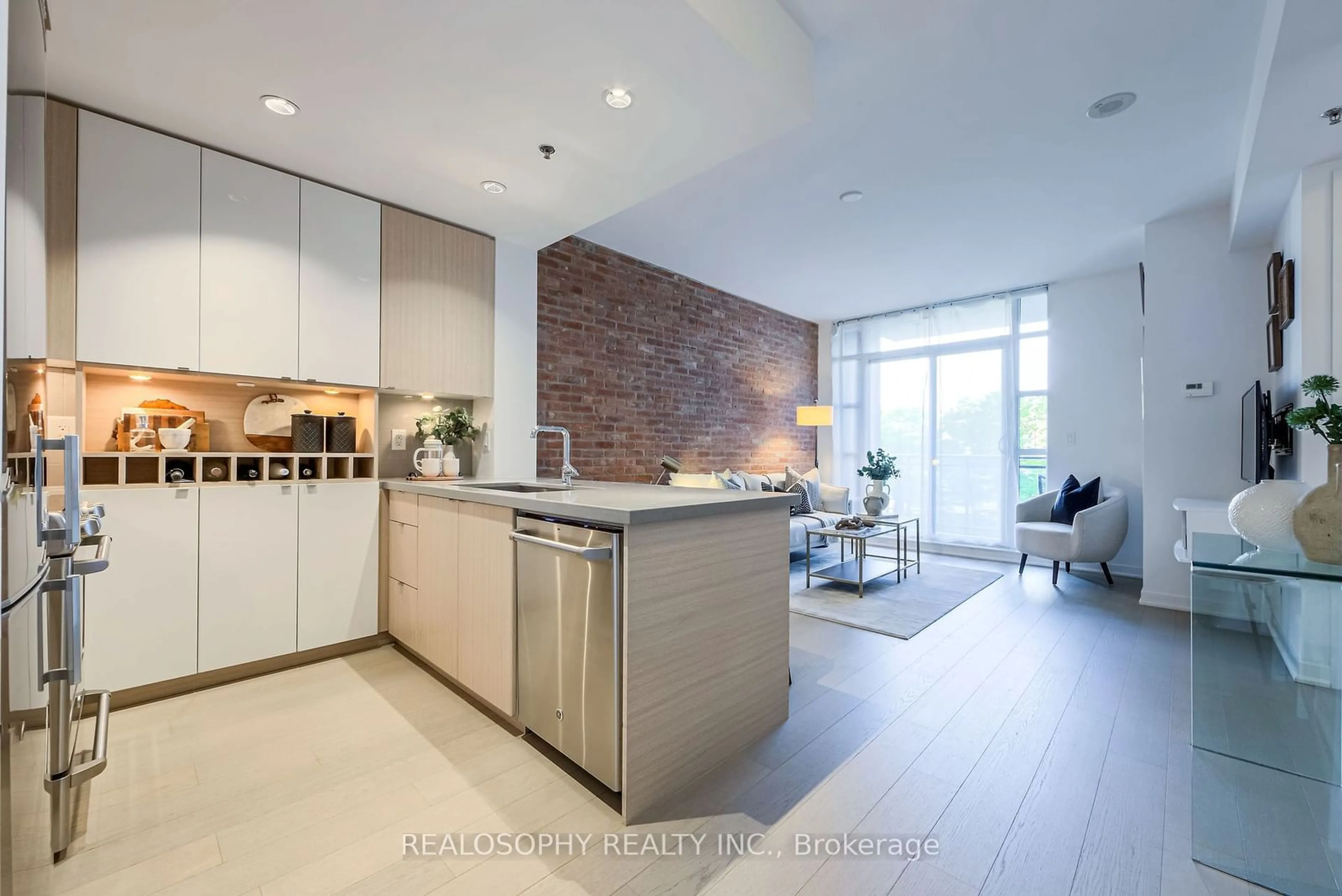 Contemporary kitchen for 88 Colgate Ave #207, Toronto Ontario M4M 0A6