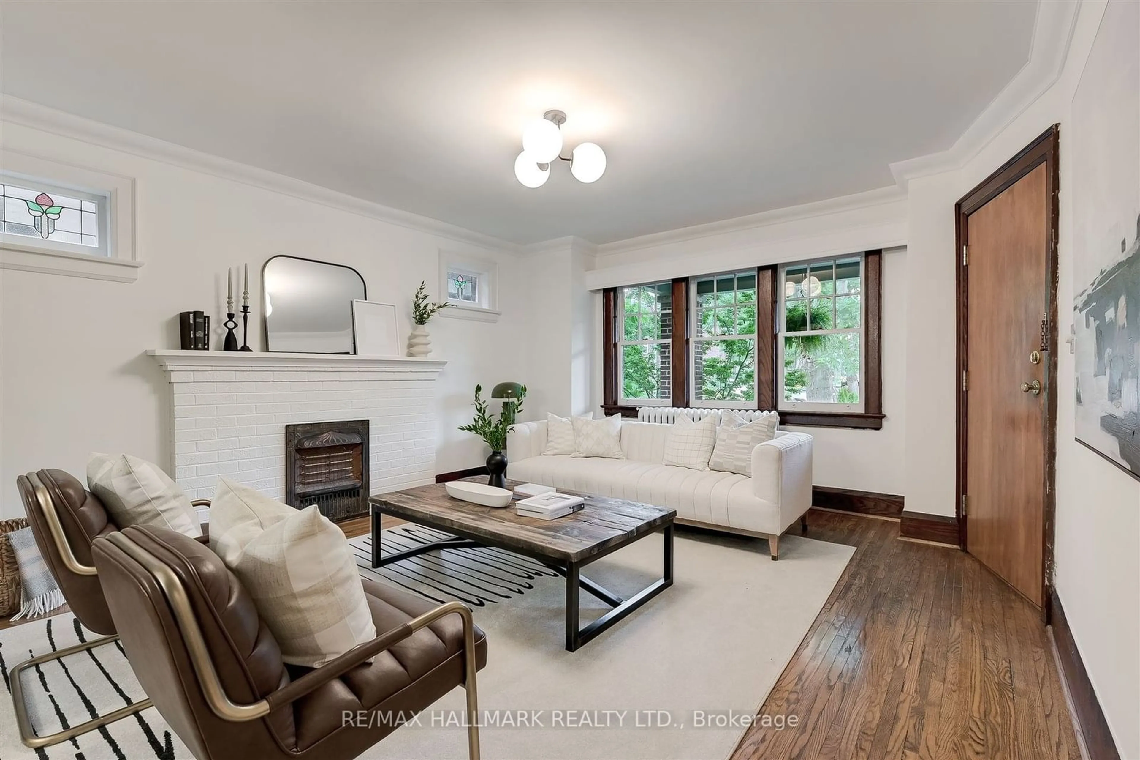 Living room, wood floors for 78 Glen Manor Dr, Toronto Ontario M4E 2X2