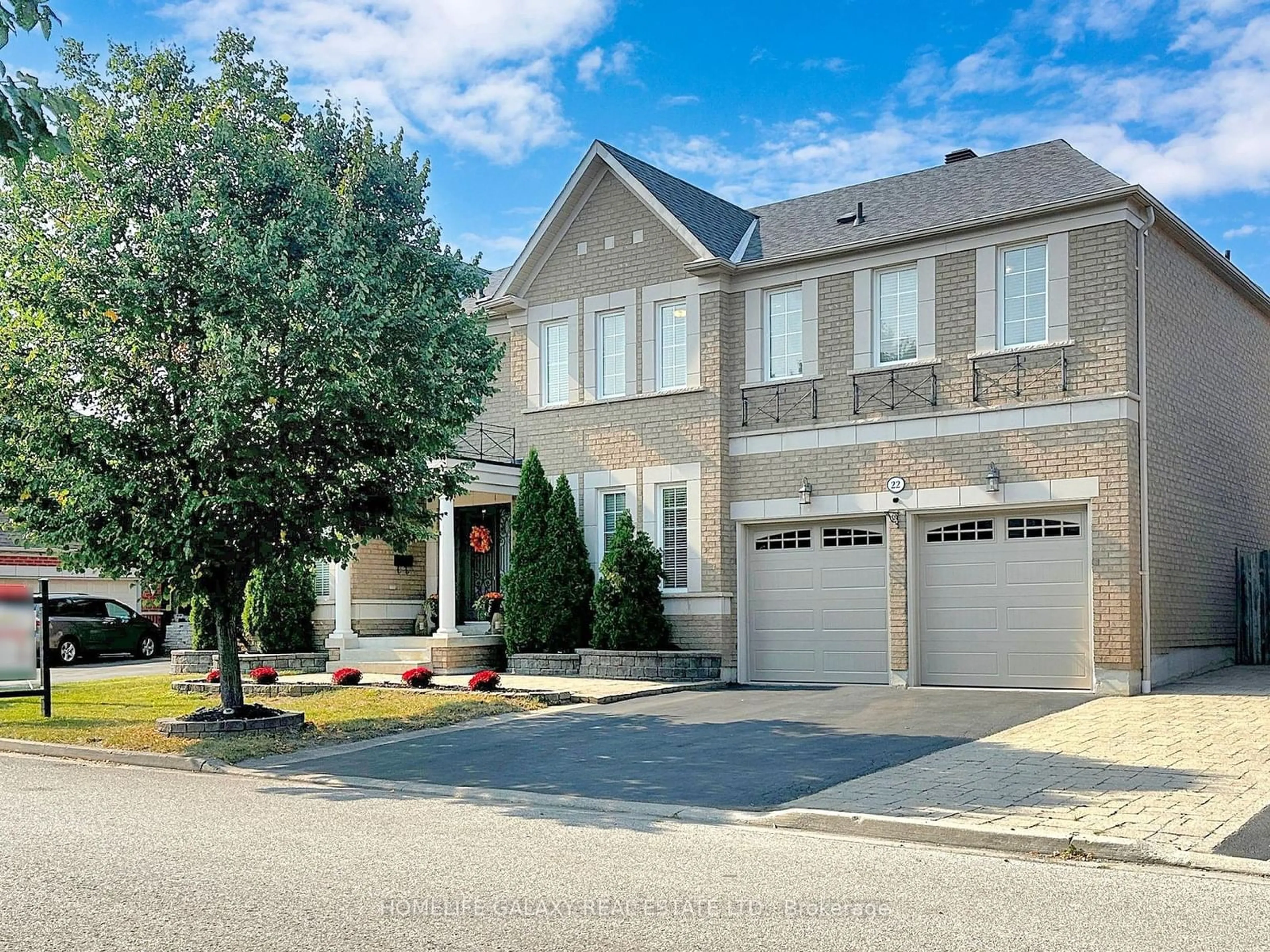 Frontside or backside of a home, the street view for 22 Westacott Cres, Ajax Ontario L1T 4H7