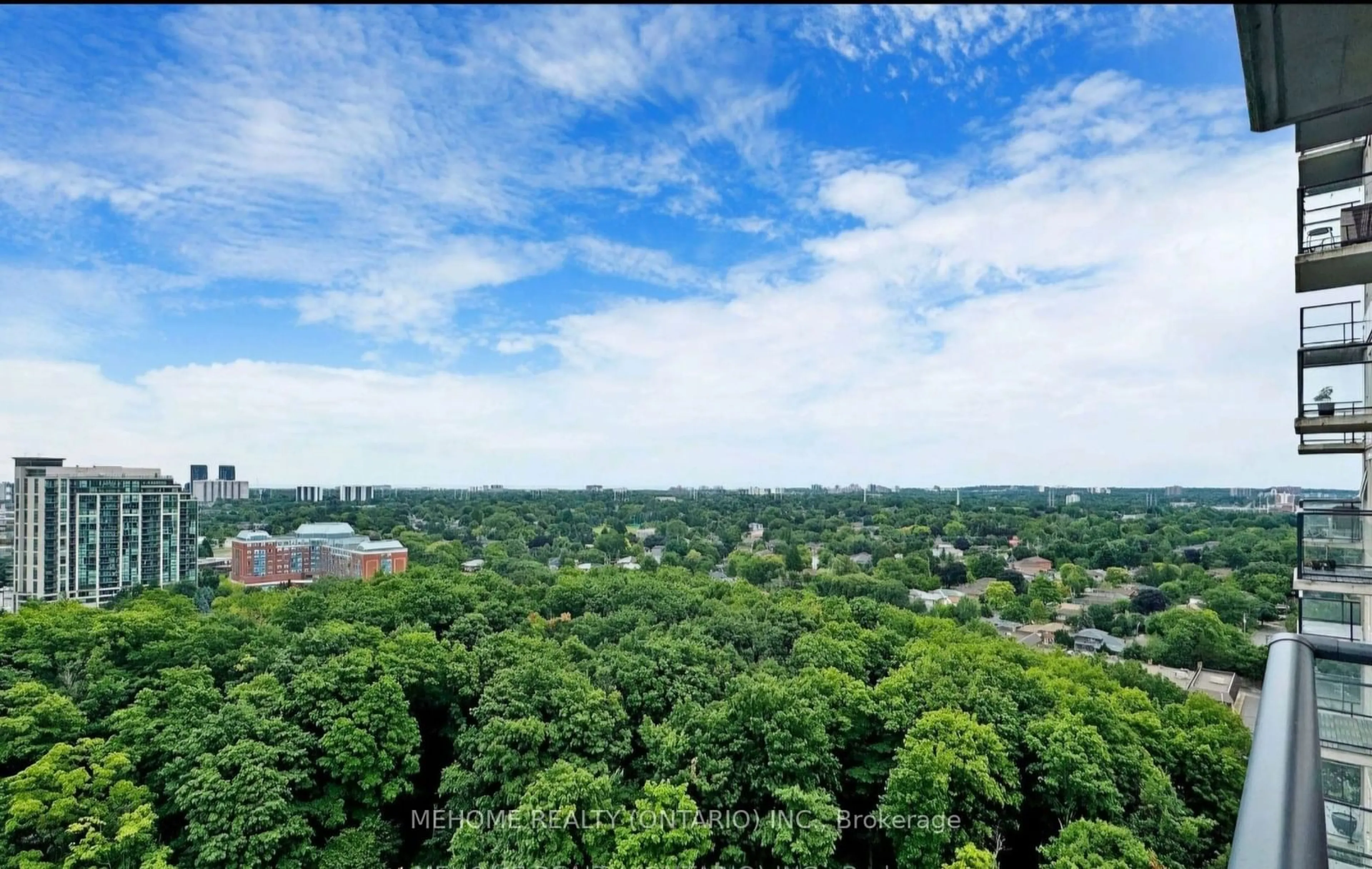 A pic from exterior of the house or condo, the view of city buildings for 190 Borough Dr #1502, Toronto Ontario M1P 0B6