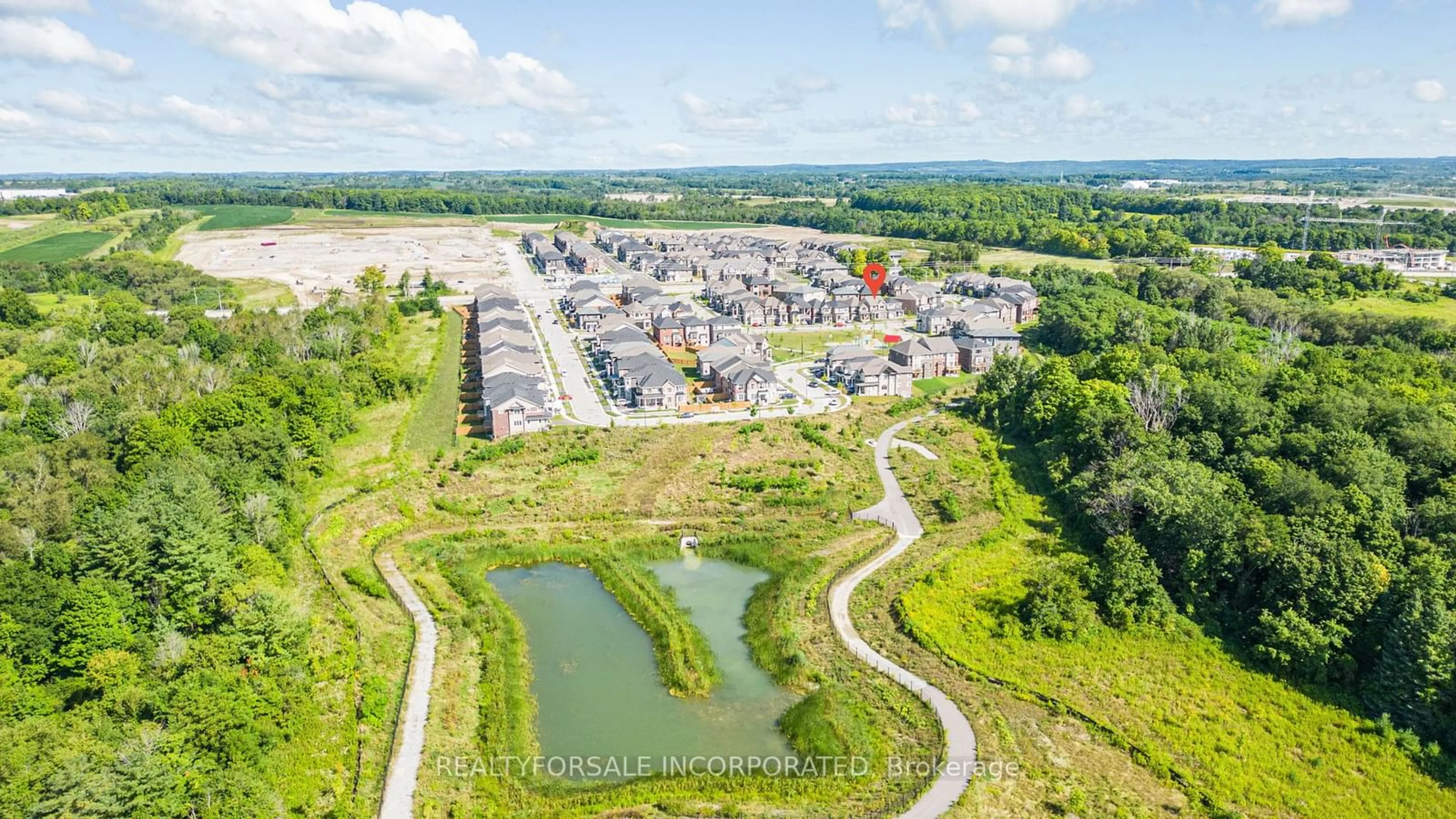 A pic from exterior of the house or condo, the view of lake or river for 1406 Stillmeadow Lane, Pickering Ontario L1X 0N5