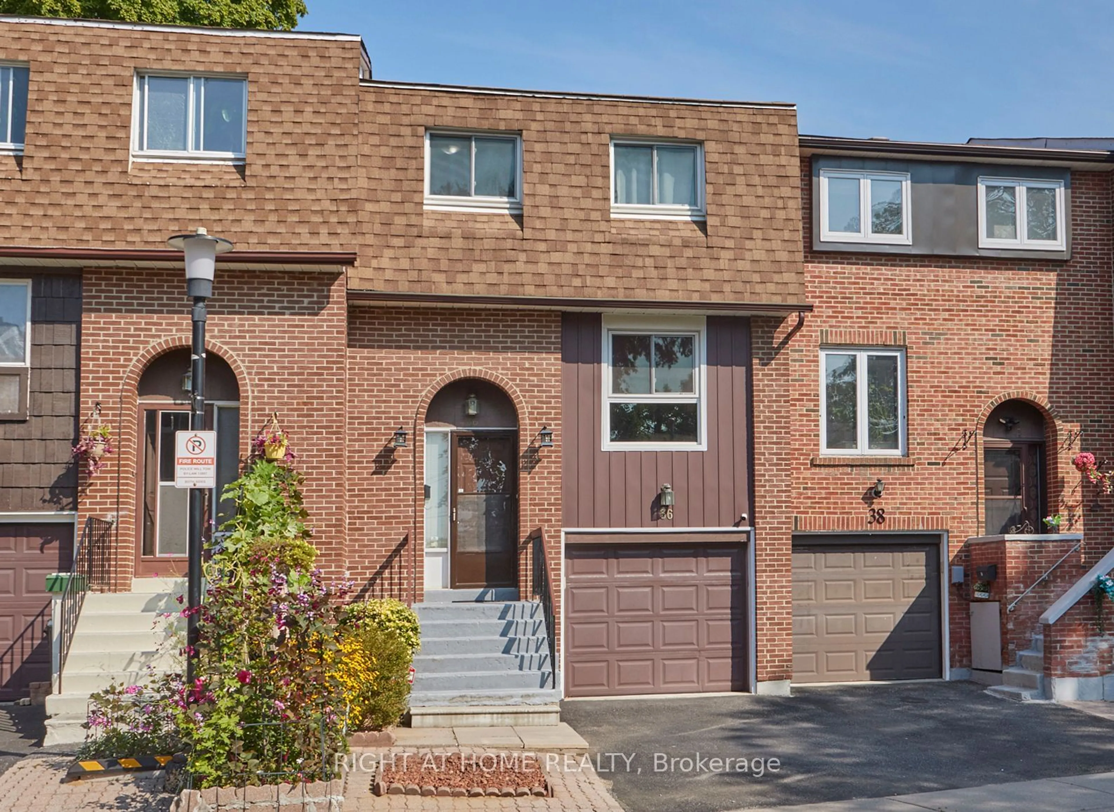 Home with brick exterior material for 443 Manse Rd #36, Toronto Ontario M1E 3V7