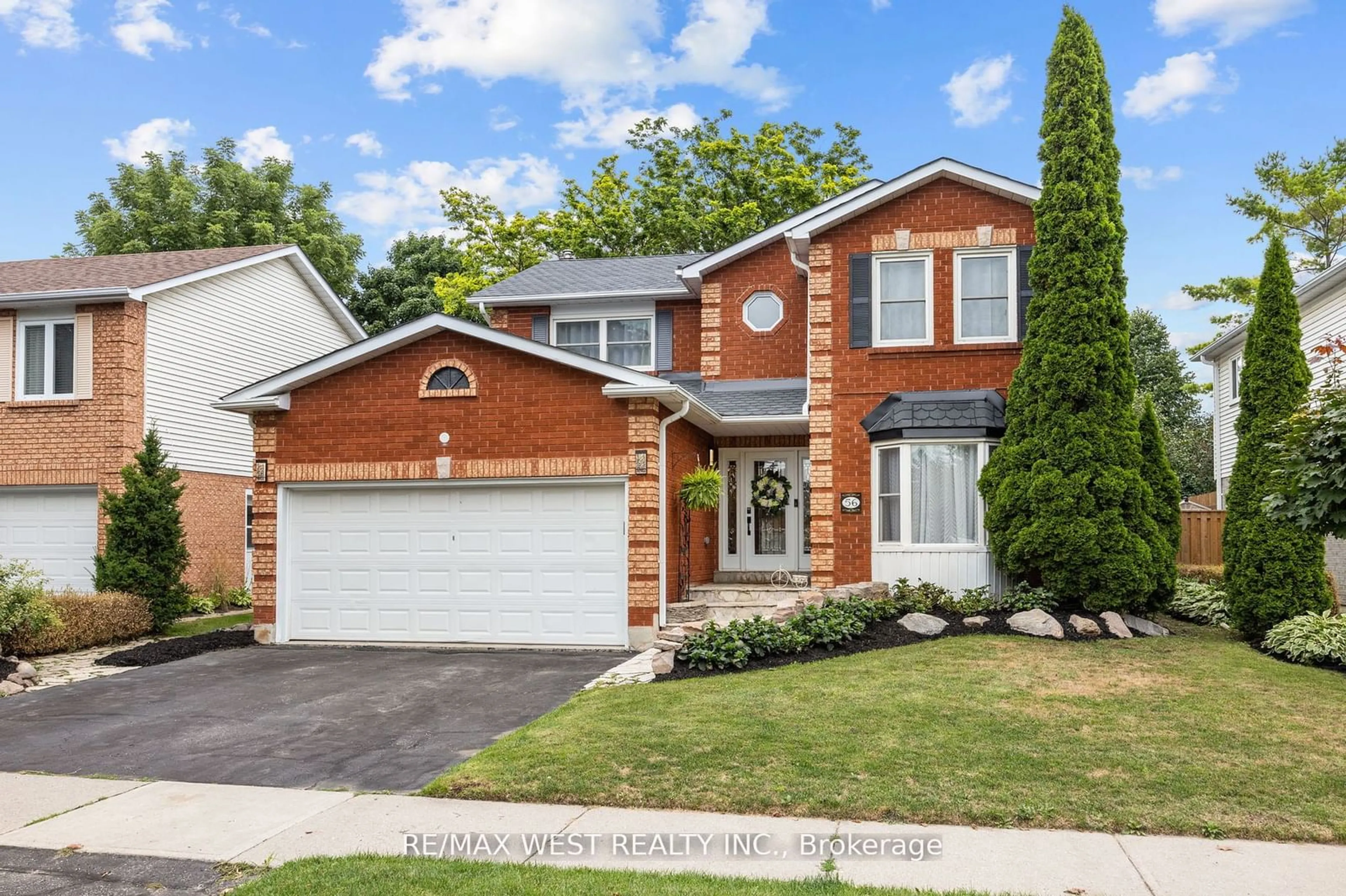 Frontside or backside of a home, the street view for 56 Orchard Park Dr, Clarington Ontario L1C 4K8