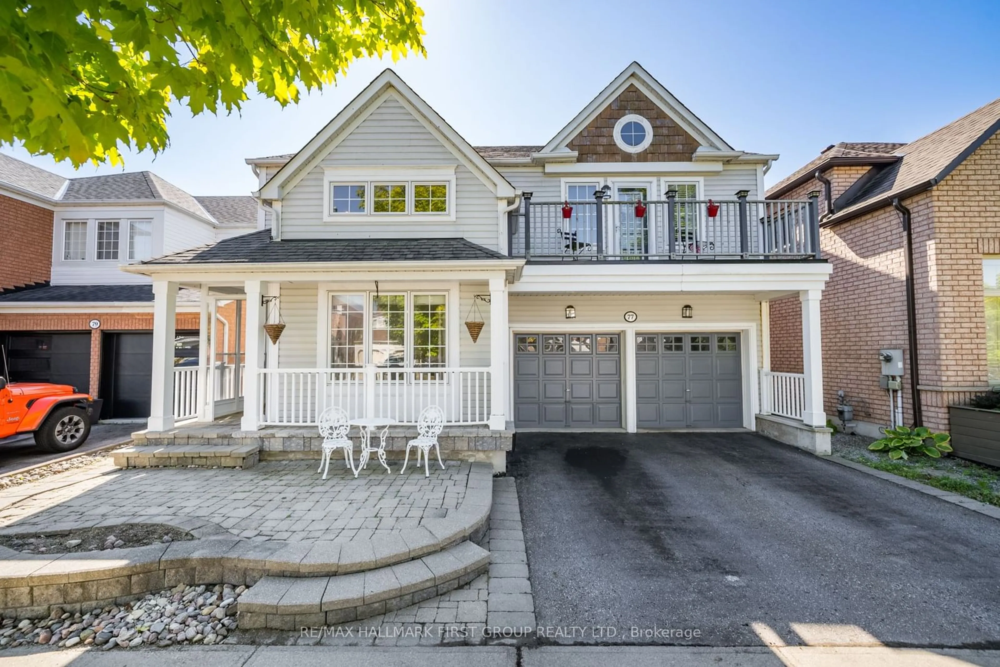 Frontside or backside of a home for 77 Ashbury Blvd, Ajax Ontario L1Z 1N1