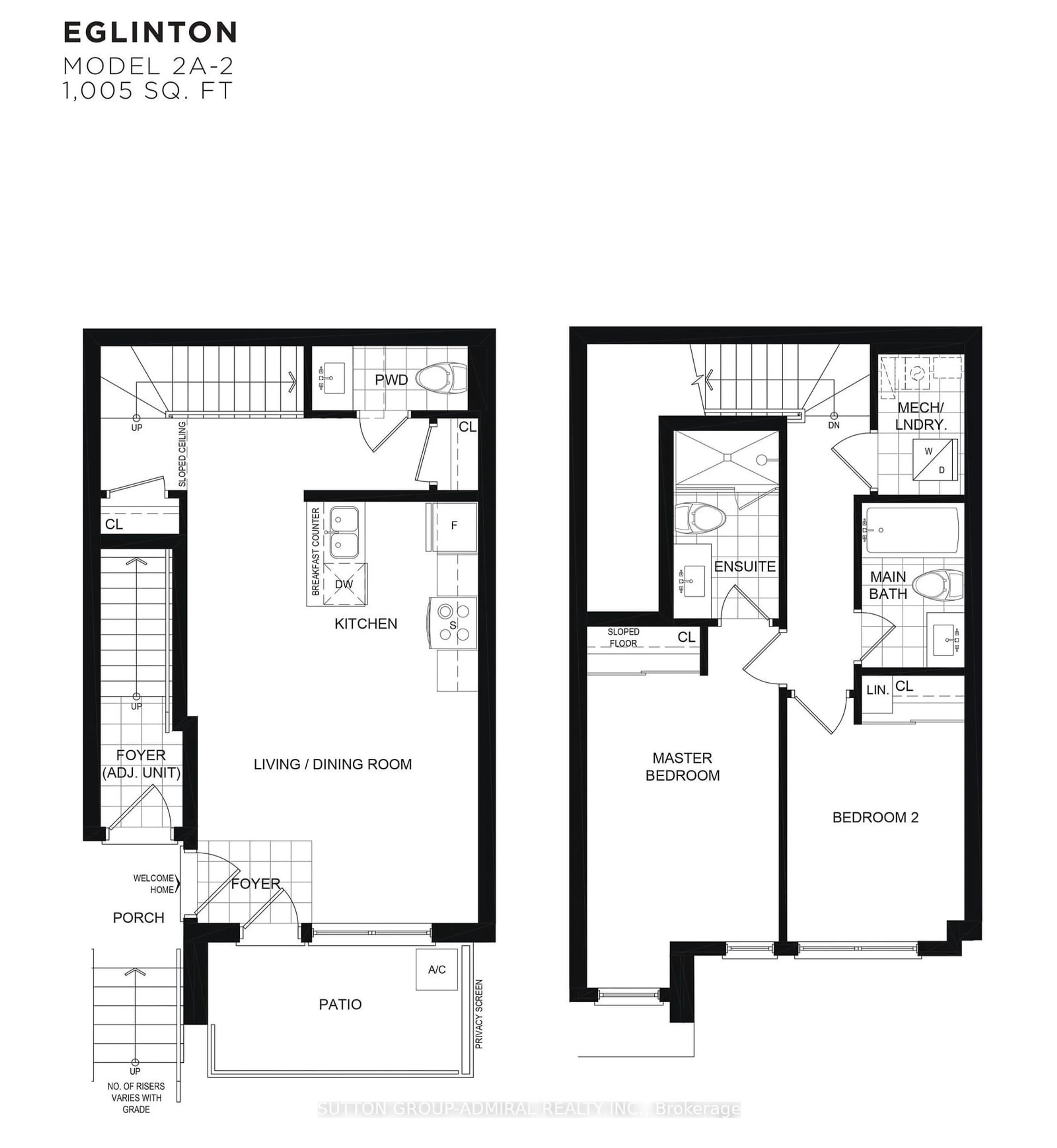 Floor plan for 1479 O'connor Dr #12, Toronto Ontario M4B 2V5