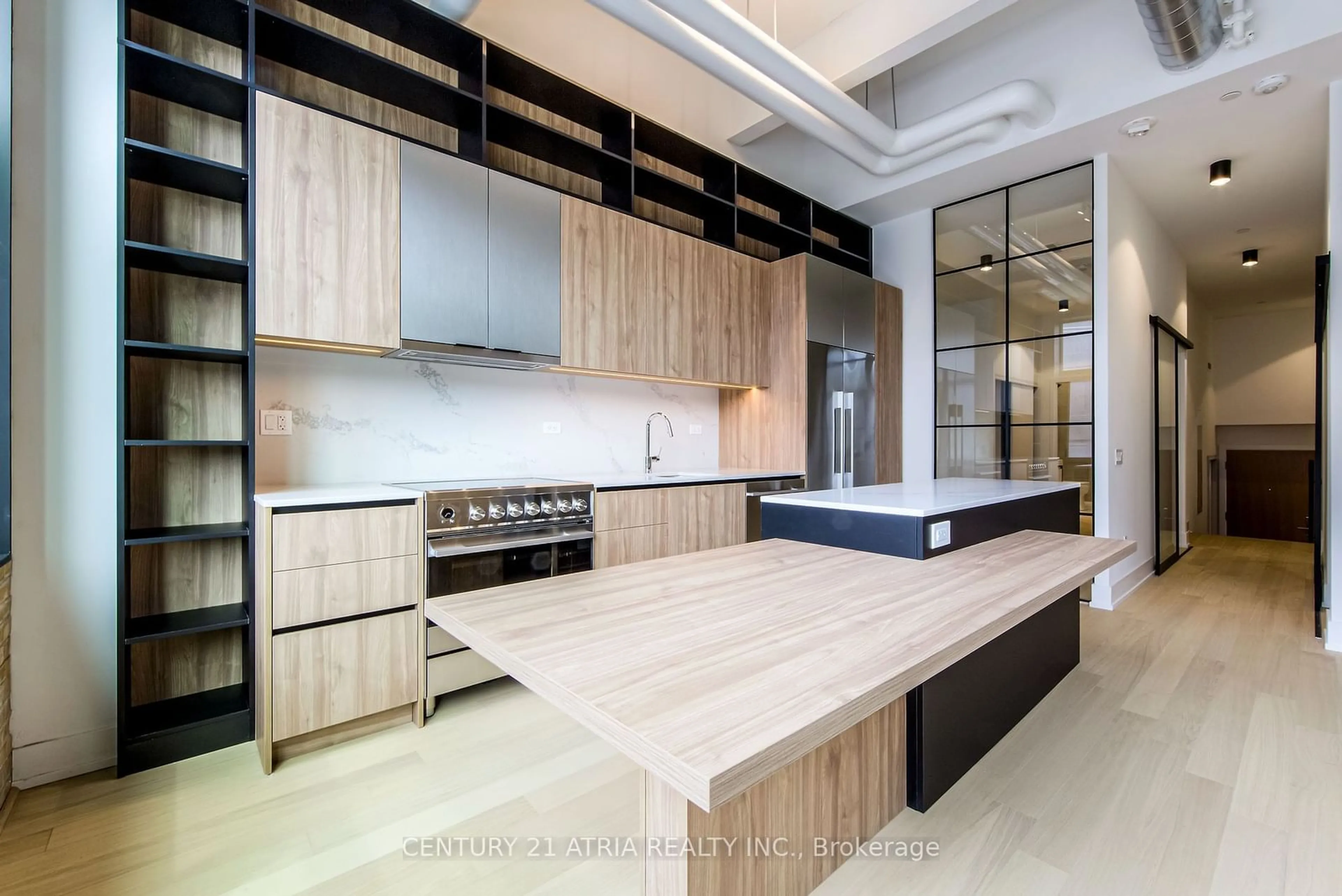 Contemporary kitchen for 150 Logan Ave #202, Toronto Ontario M4M 0E4