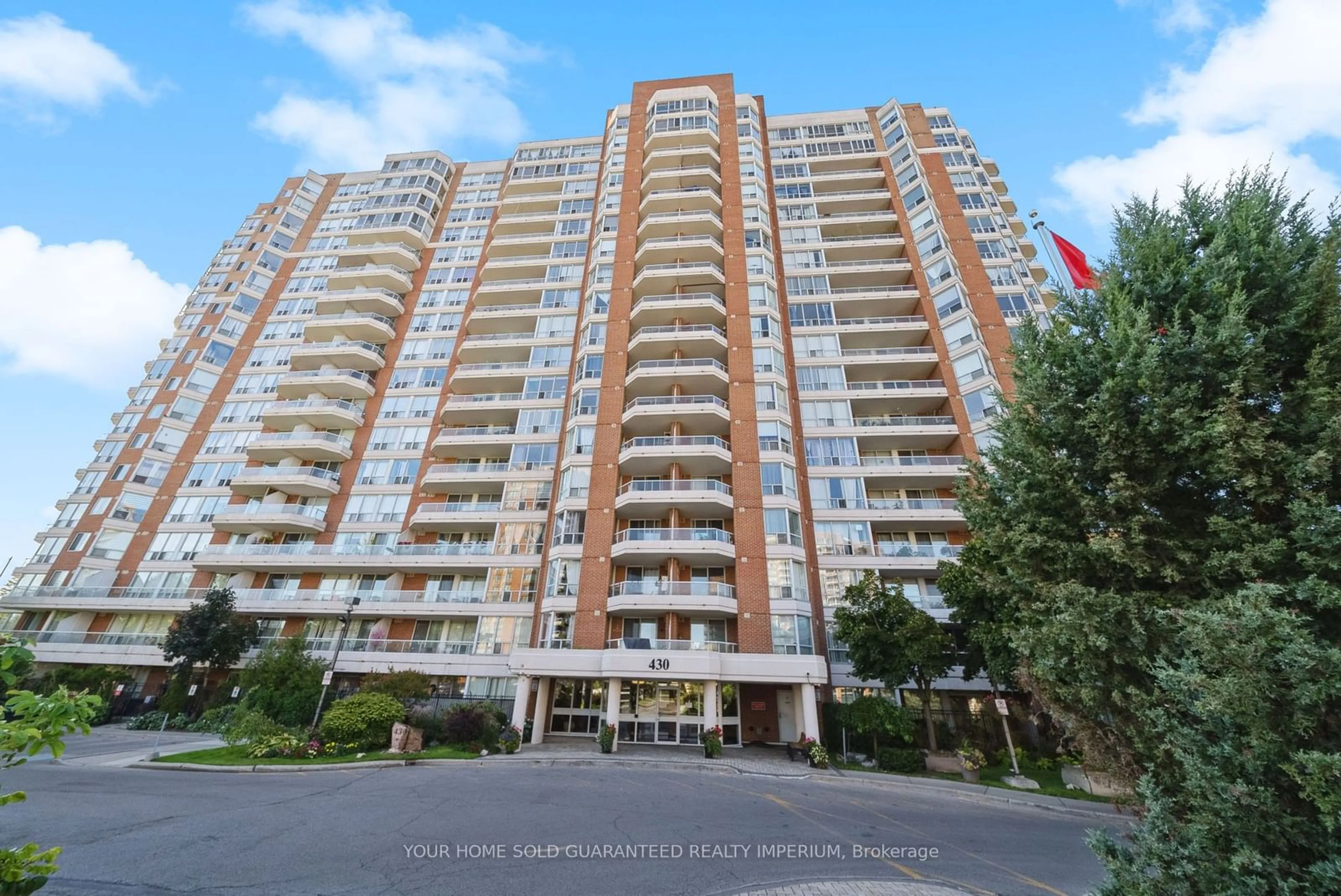 A pic from exterior of the house or condo for 430 Mclevin Ave #401, Toronto Ontario M1B 5P1