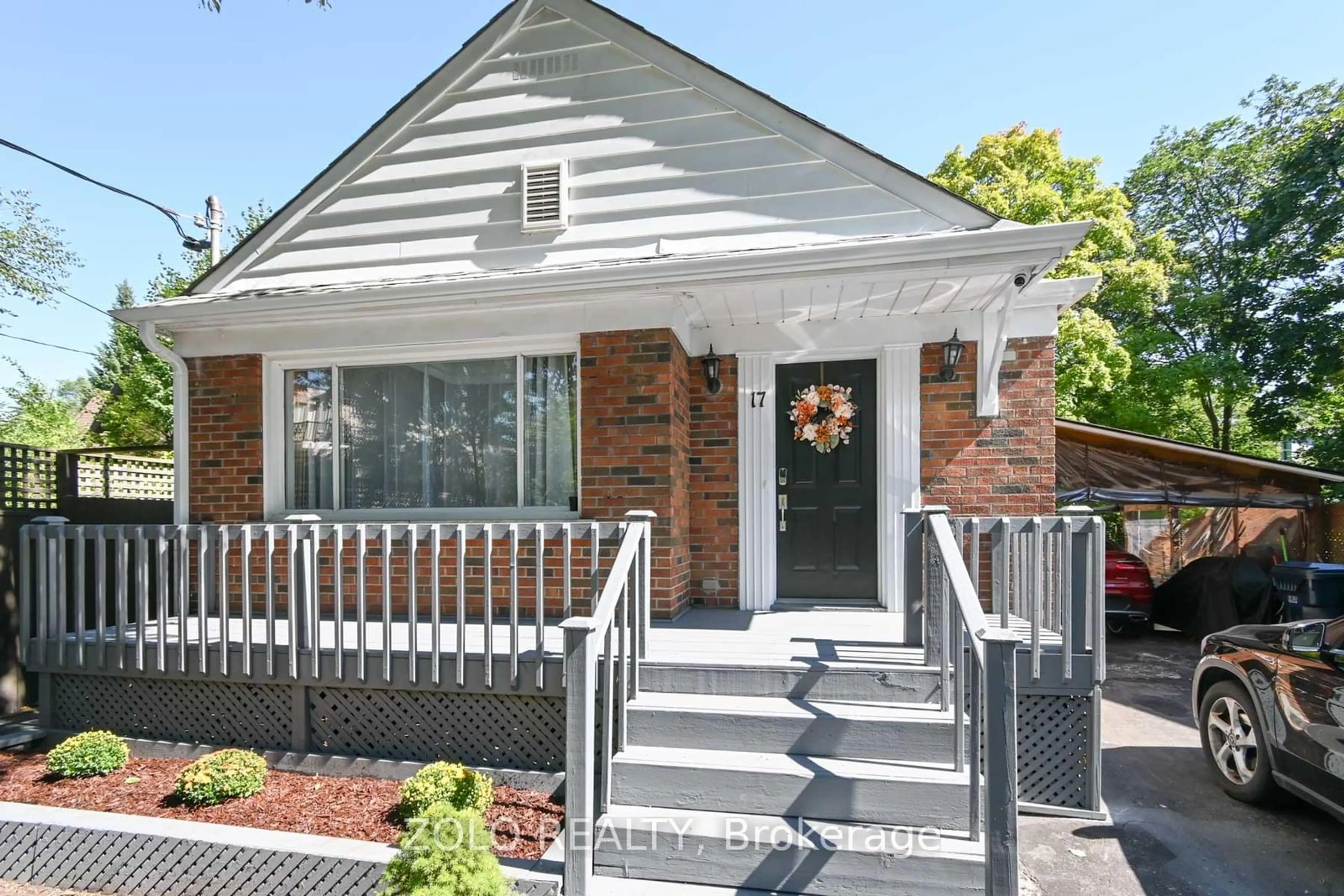 Home with brick exterior material for 17 Glenfield Cres, Toronto Ontario M4B 2Y1