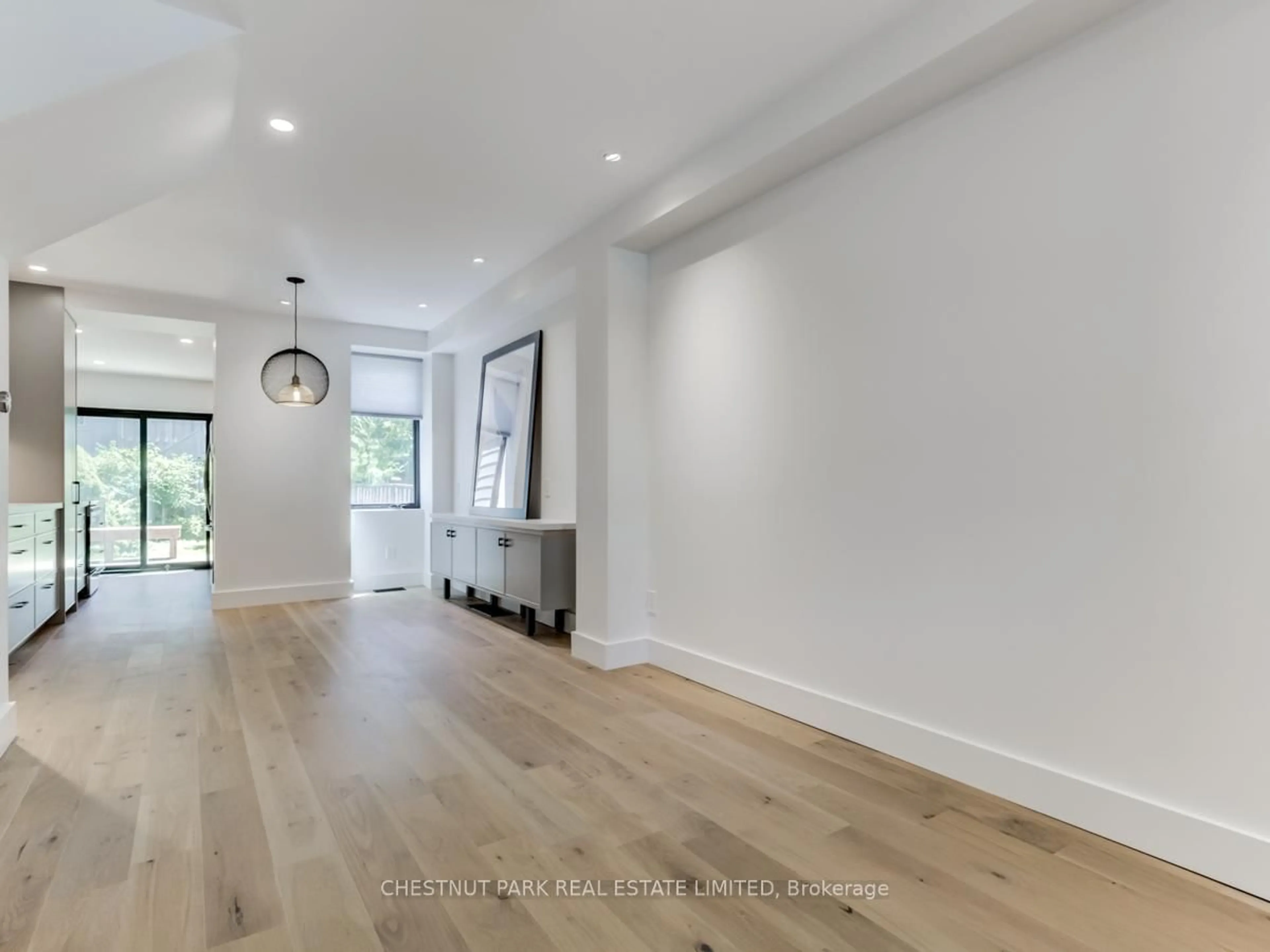 Indoor entryway, wood floors for 237 Lumsden Ave, Toronto Ontario M4C 2K5