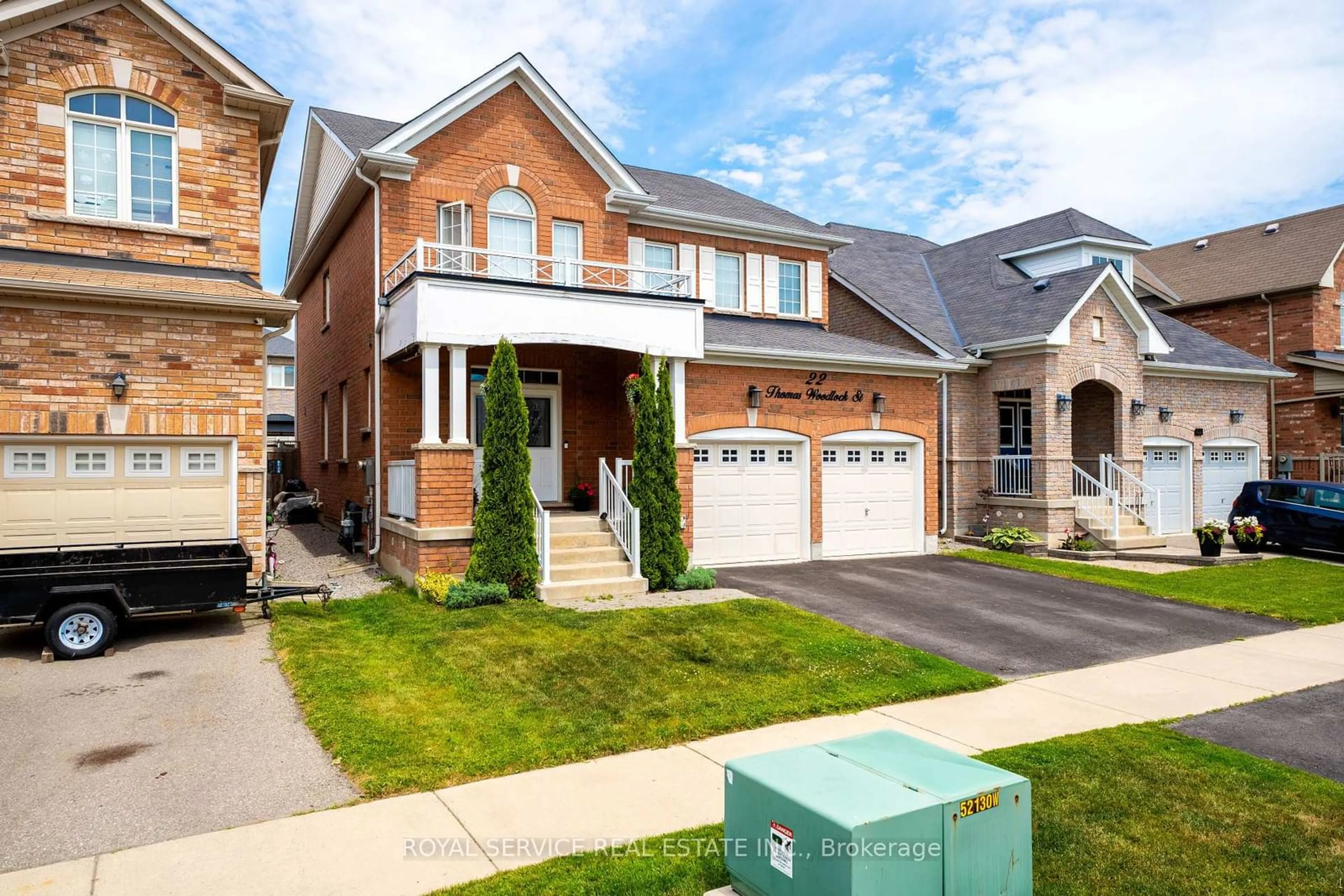 Frontside or backside of a home for 22 Thomas Woodlock St, Clarington Ontario L1B 0C7