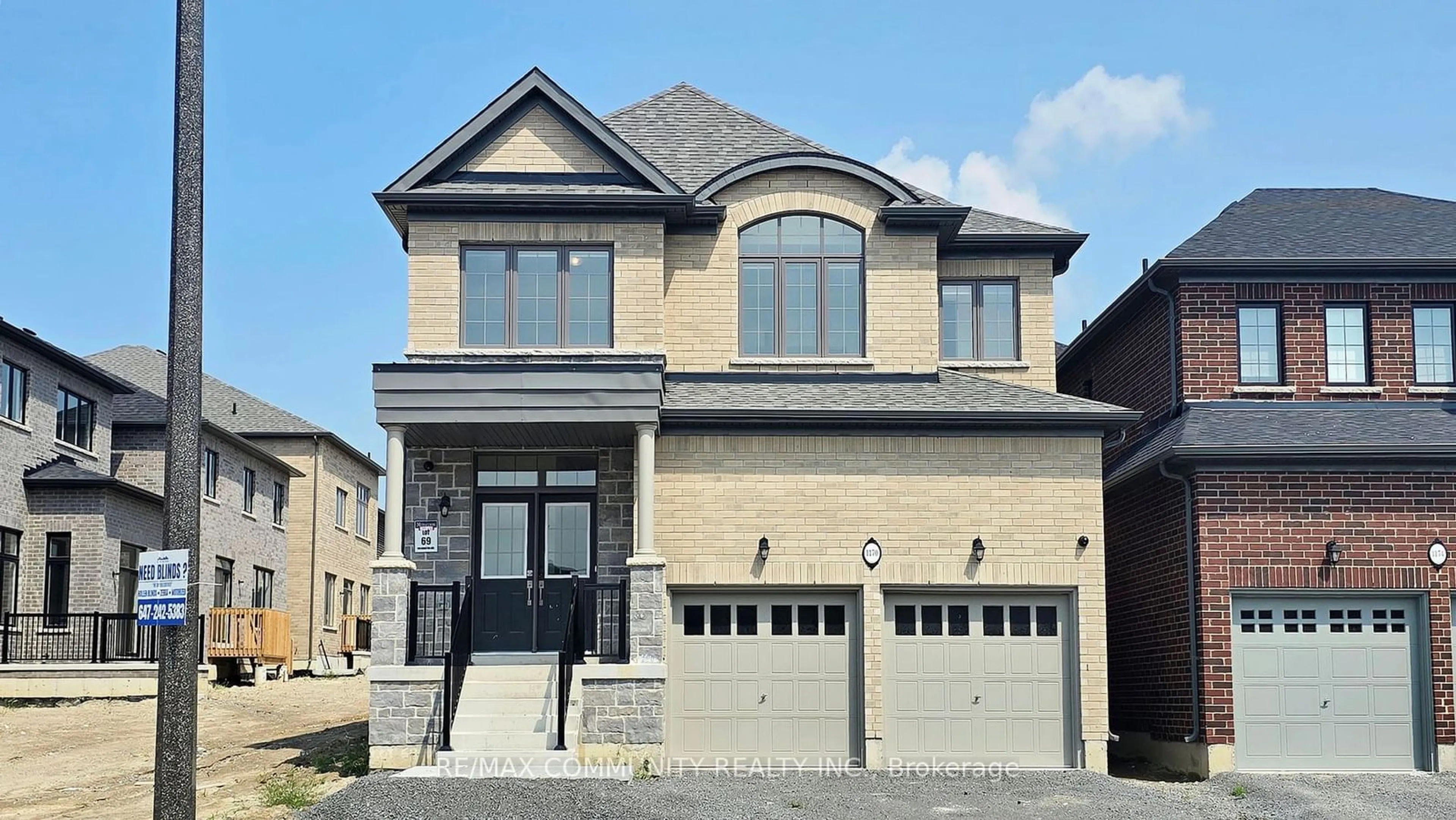 Home with brick exterior material for 1170 Wilmington Ave, Oshawa Ontario L1L 0T9