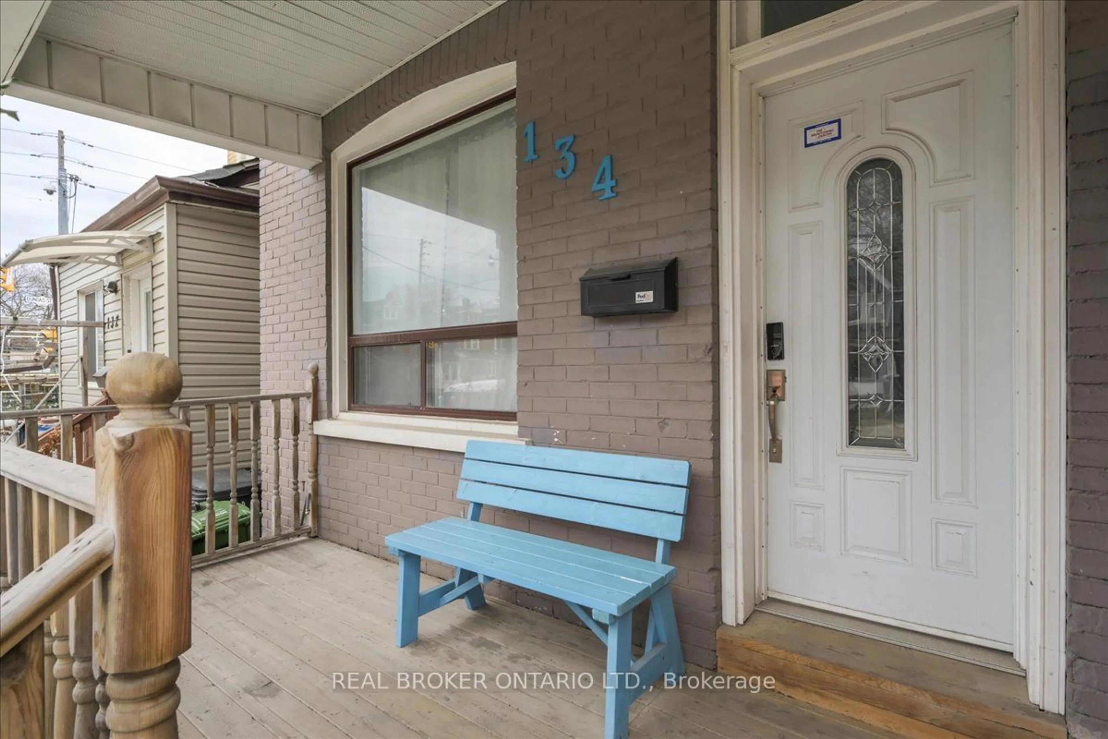 Indoor entryway for 134 Jones Ave, Toronto Ontario M4M 3A1