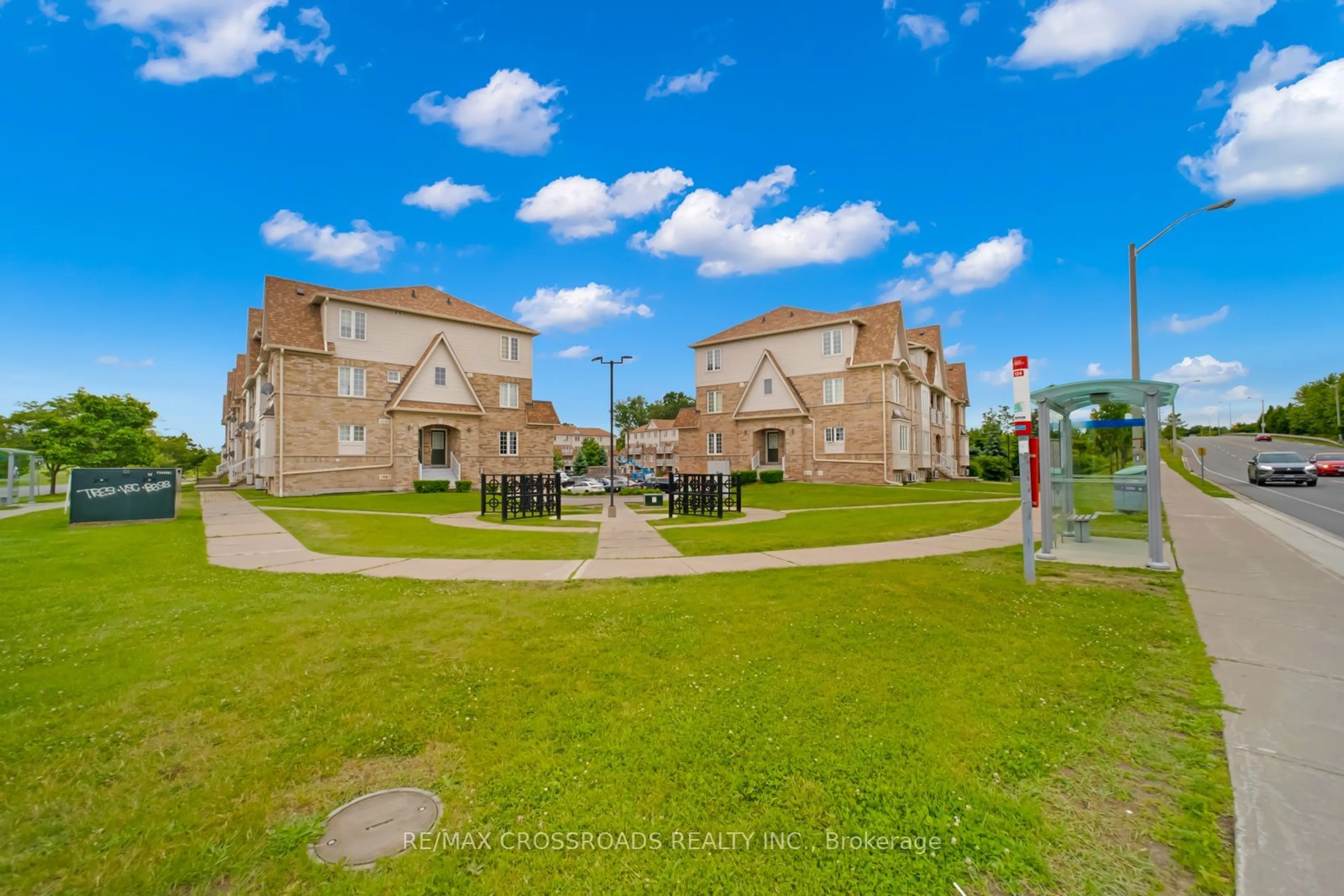 A pic from exterior of the house or condo, the street view for 200 Mclevin Ave #96, Toronto Ontario M1B 6C6