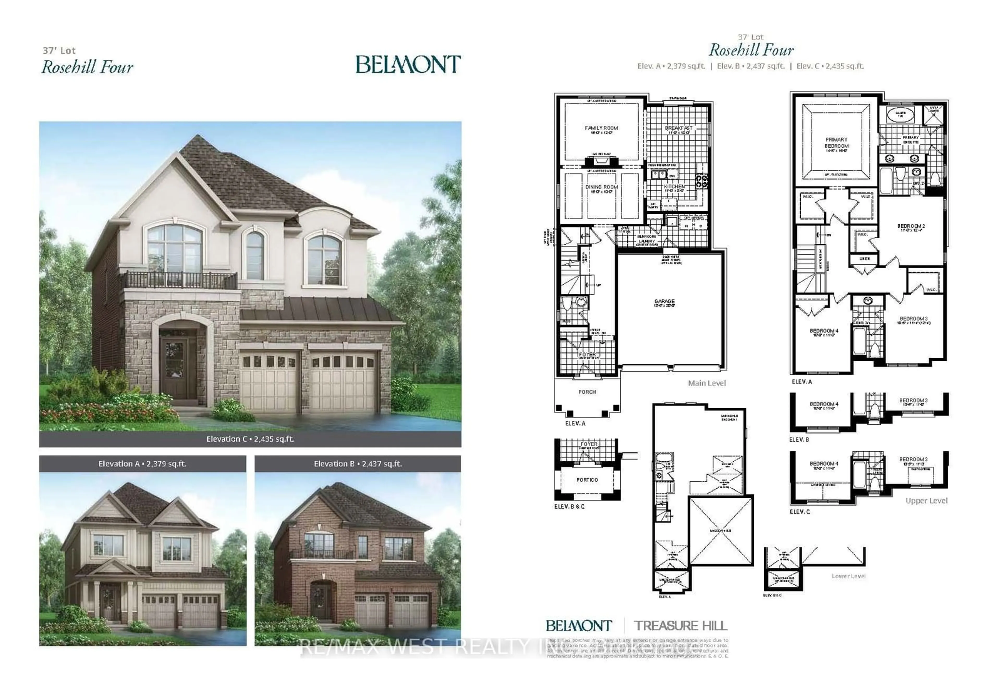 Floor plan for 46 Ed Ewert Ave, Clarington Ontario L1B 1G9