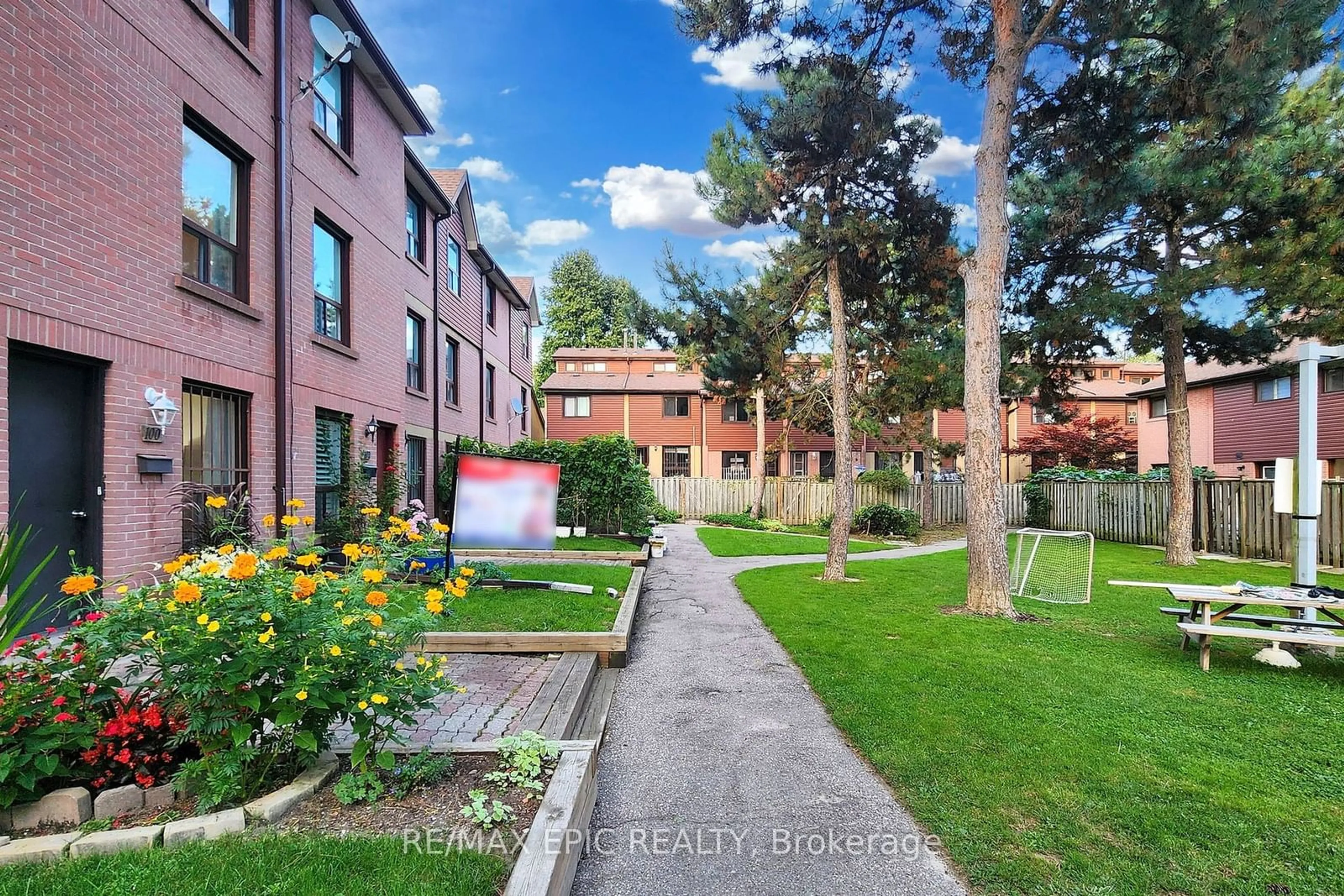 Patio, the street view for 275 Broadview Ave #100, Toronto Ontario M4M 3H5