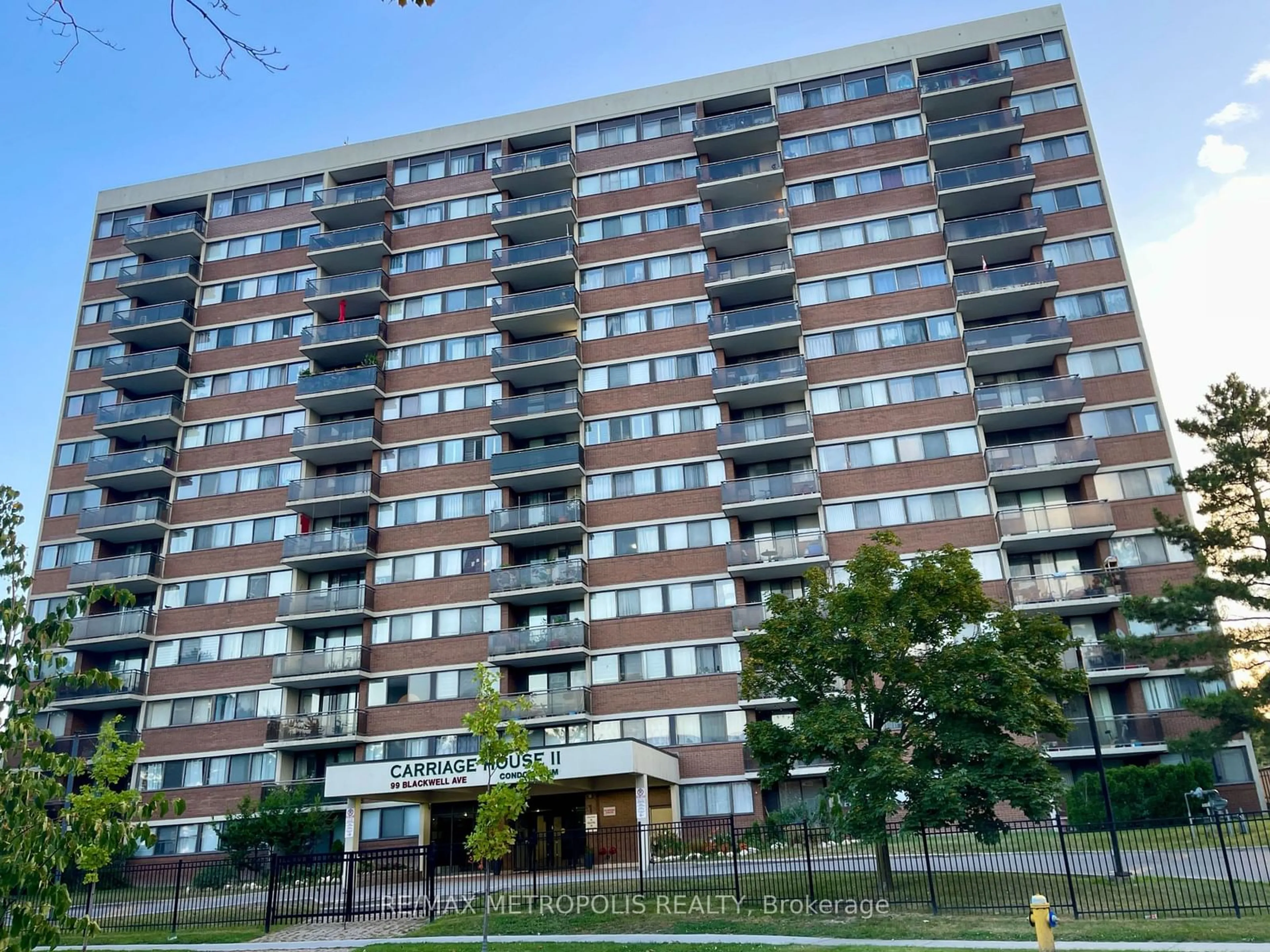 A pic from exterior of the house or condo for 99 Blackwell Ave #903, Toronto Ontario M1B 3R5