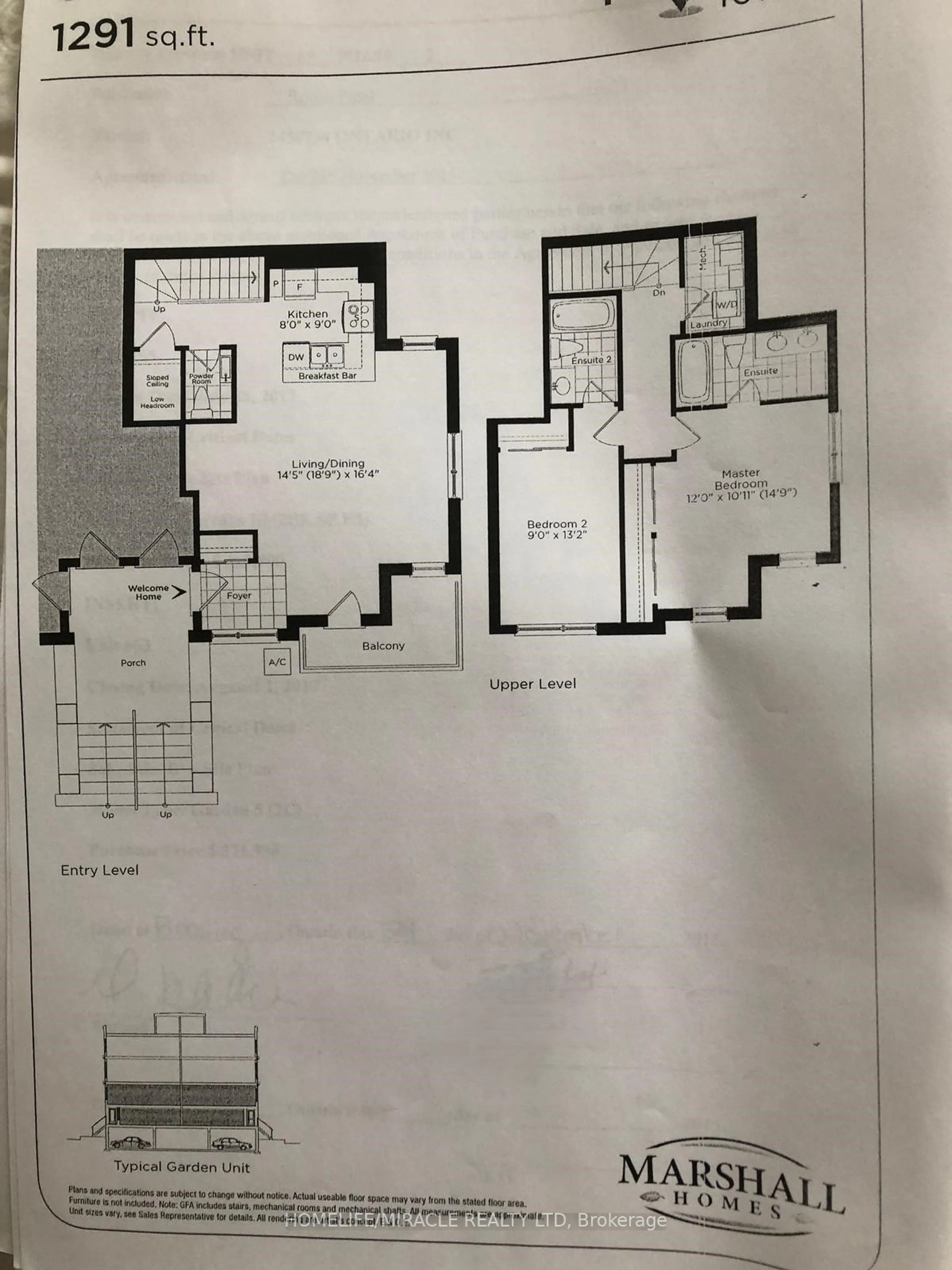 Floor plan for 1555 Kingston Rd #212, Pickering Ontario L1V 0E9