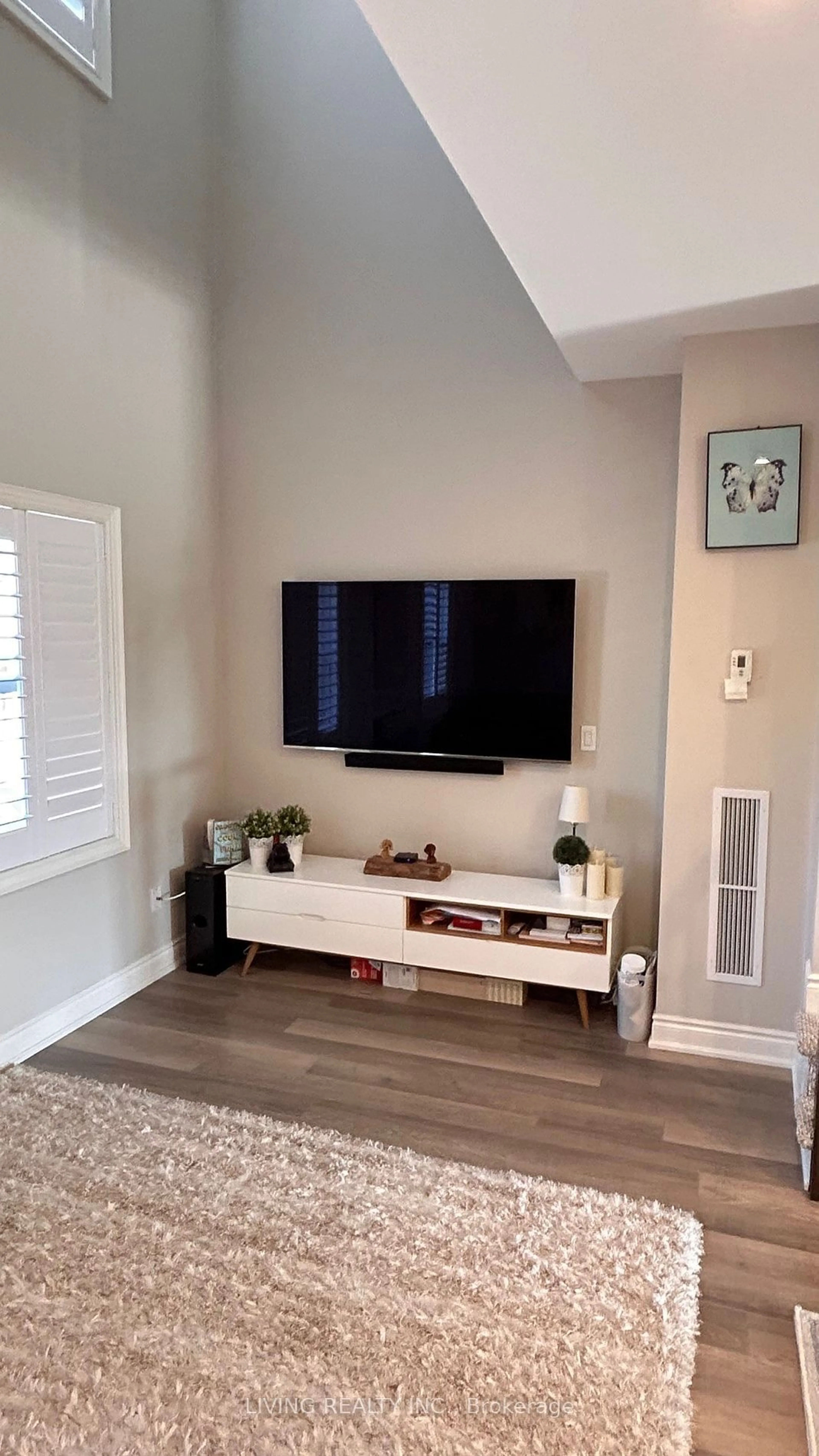 Home theater, wood floors for 17 Baldwin St #202, Whitby Ontario L1M 0K8