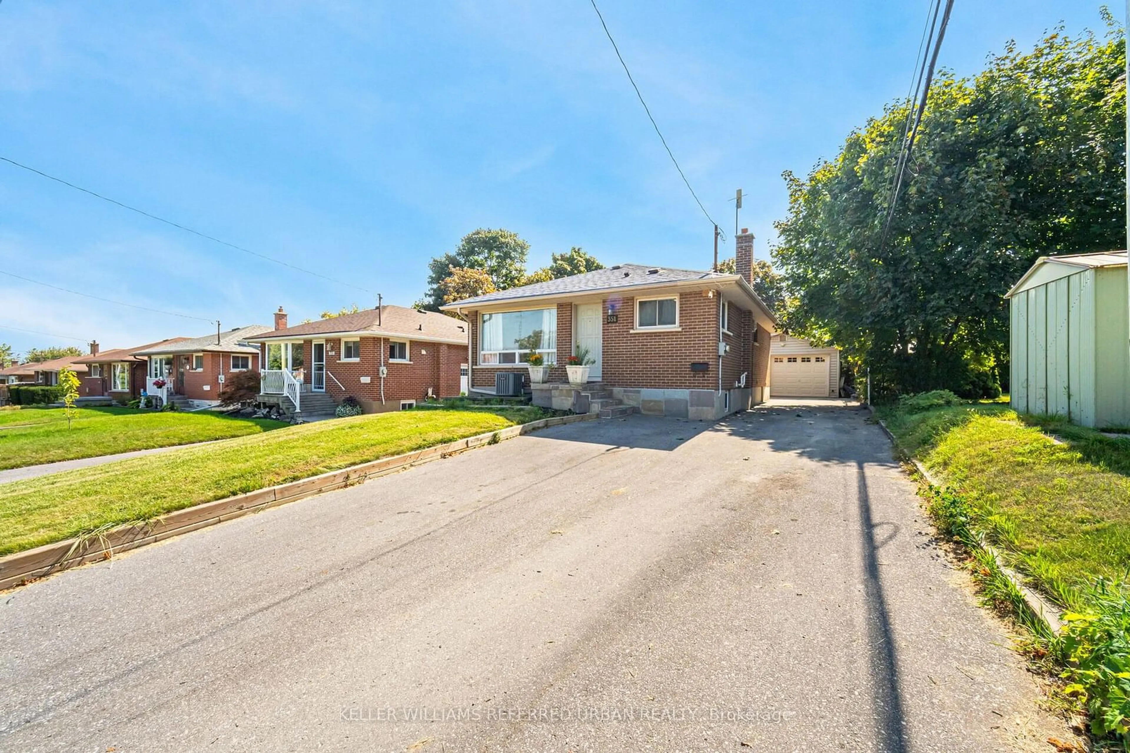 Frontside or backside of a home for 351 Sharon Ave, Oshawa Ontario L1H 3S9