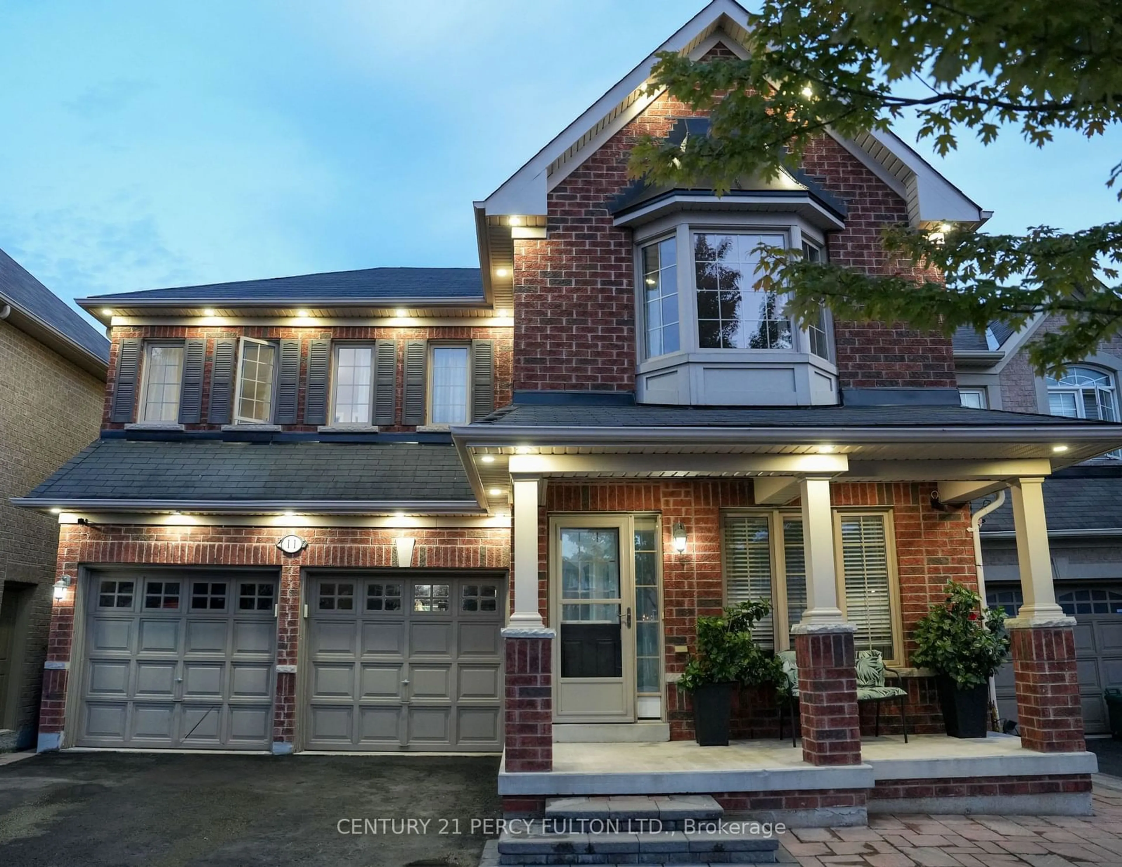 Home with brick exterior material for 11 Gillett Dr, Ajax Ontario L1Z 0K1