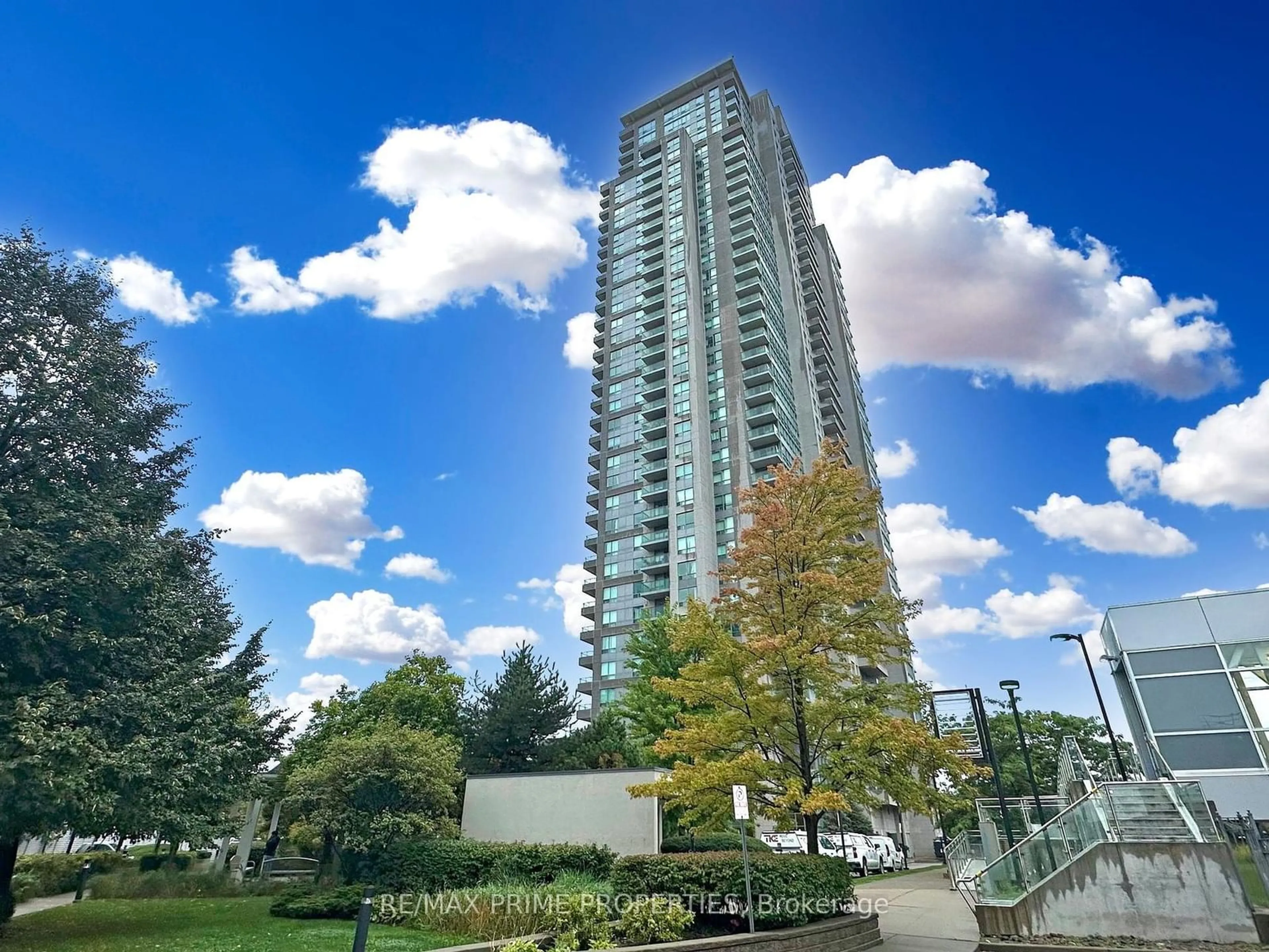 A pic from exterior of the house or condo, the front or back of building for 50 Brian Harrison Way #2102, Toronto Ontario M1P 5J4