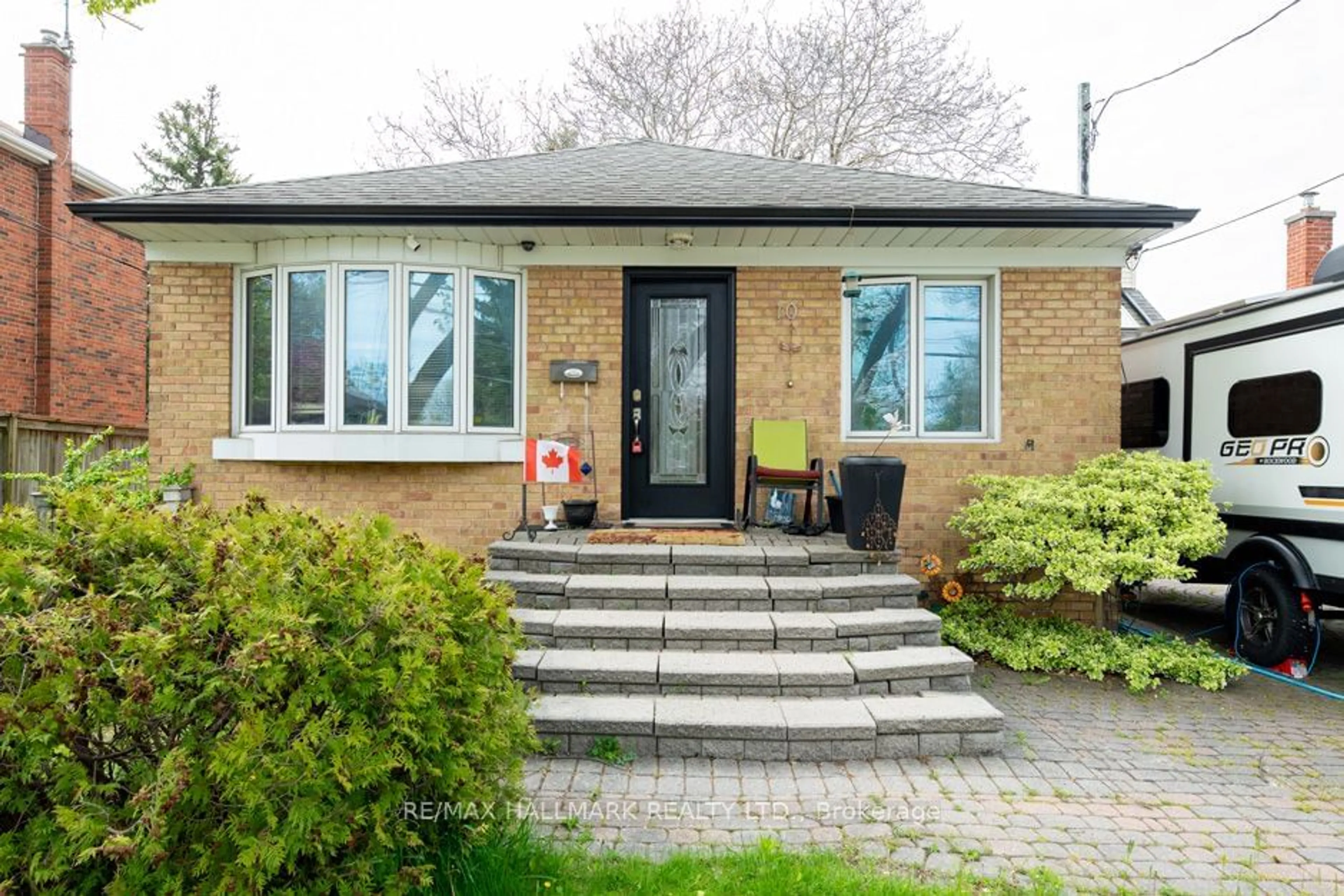 Home with brick exterior material for 10 Flagstaff Rd, Toronto Ontario M1L 1S9