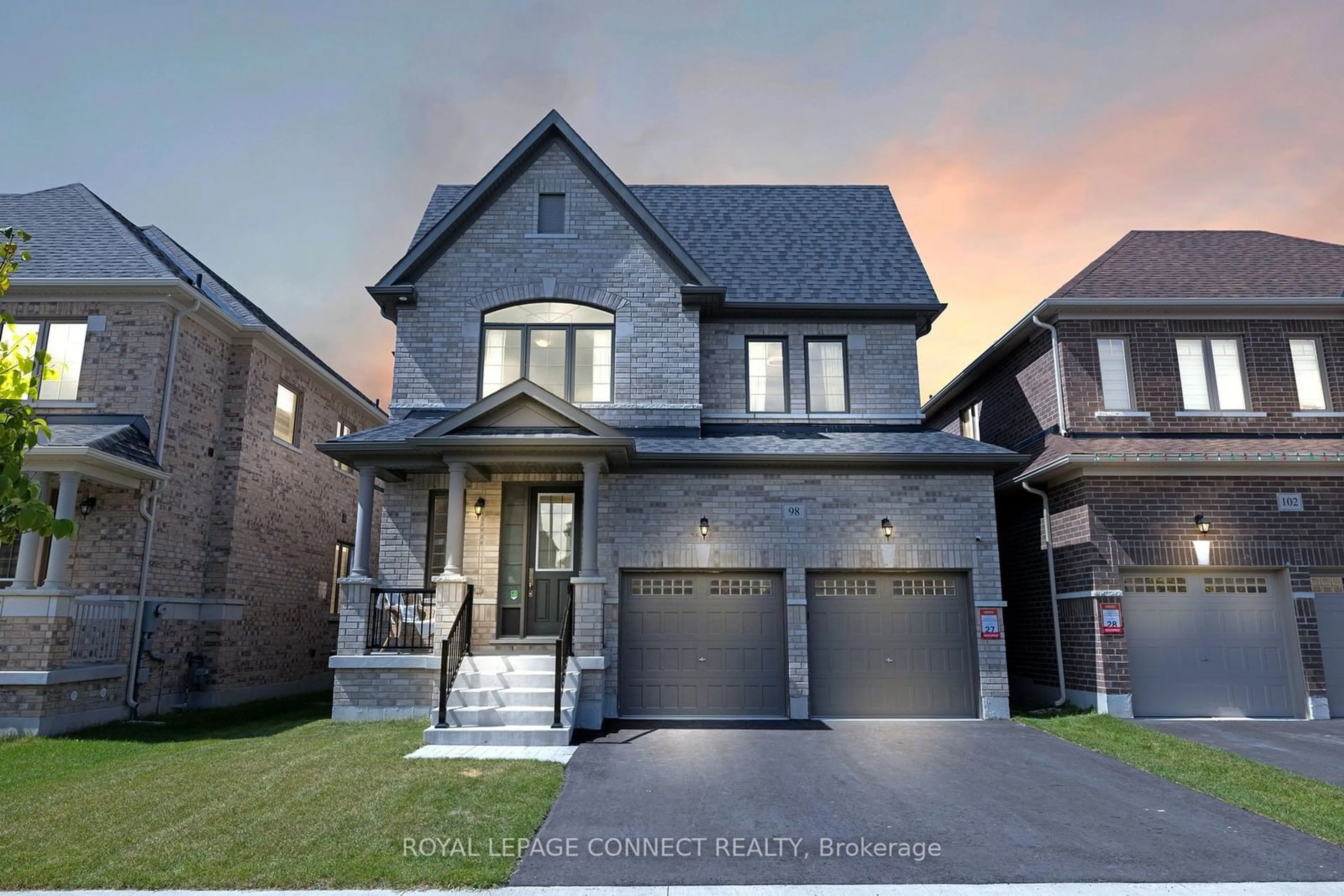 Home with brick exterior material for 98 Wamsley Cres, Clarington Ontario L1B 0W1