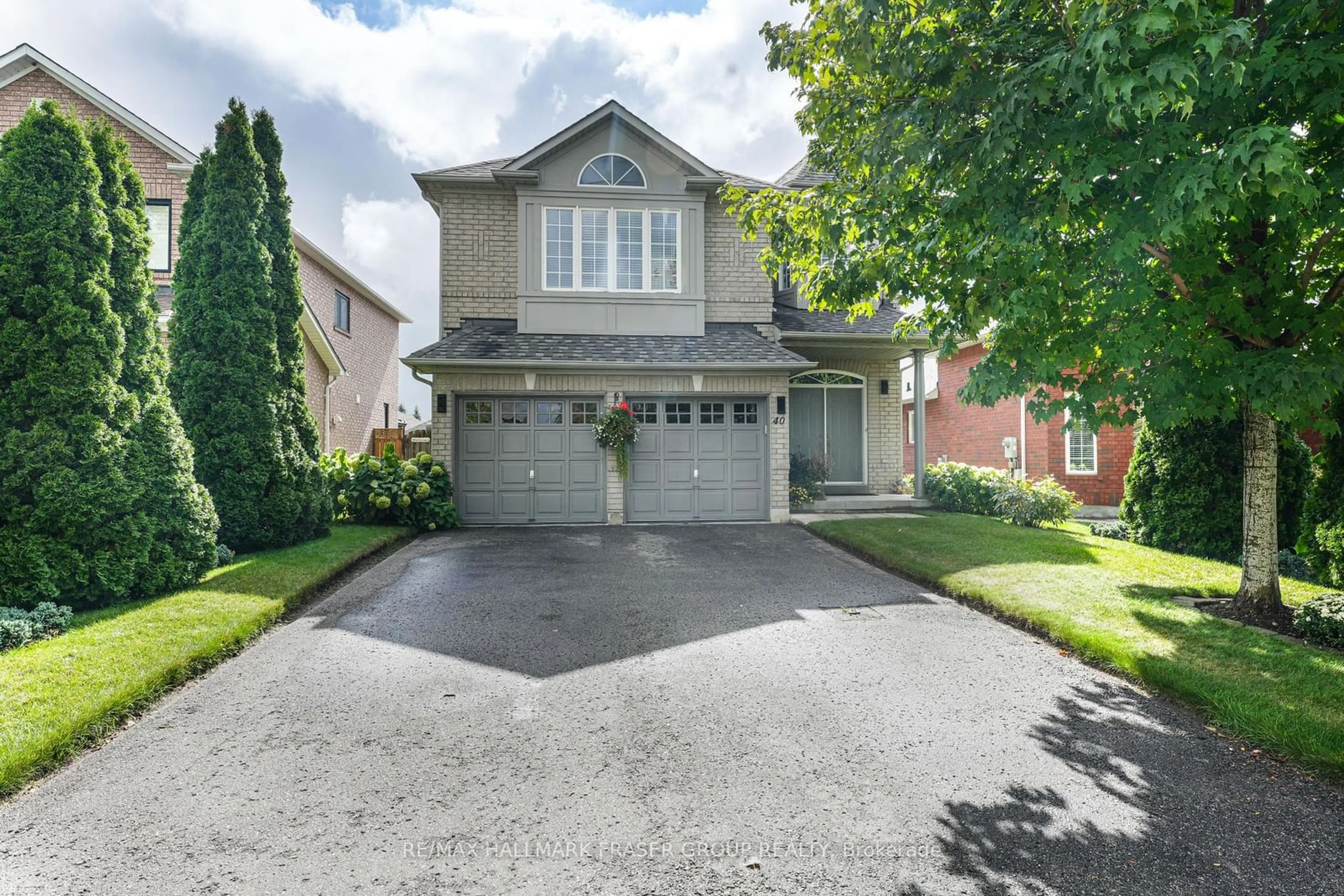 Frontside or backside of a home for 40 Temple West Cres, Ajax Ontario L1T 4L5