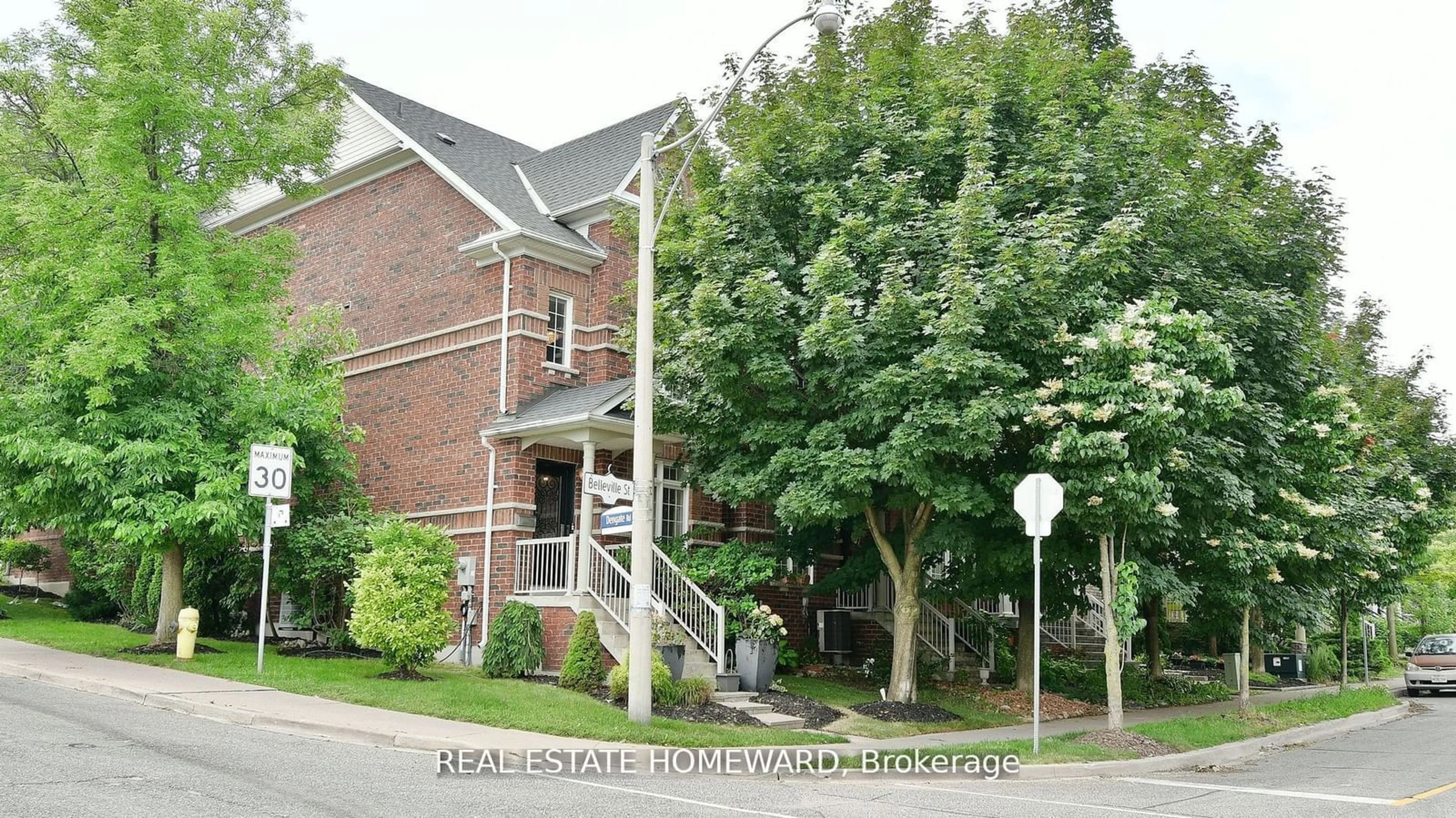 A pic from exterior of the house or condo, the street view for 59 Belleville St, Toronto Ontario M4E 3X9