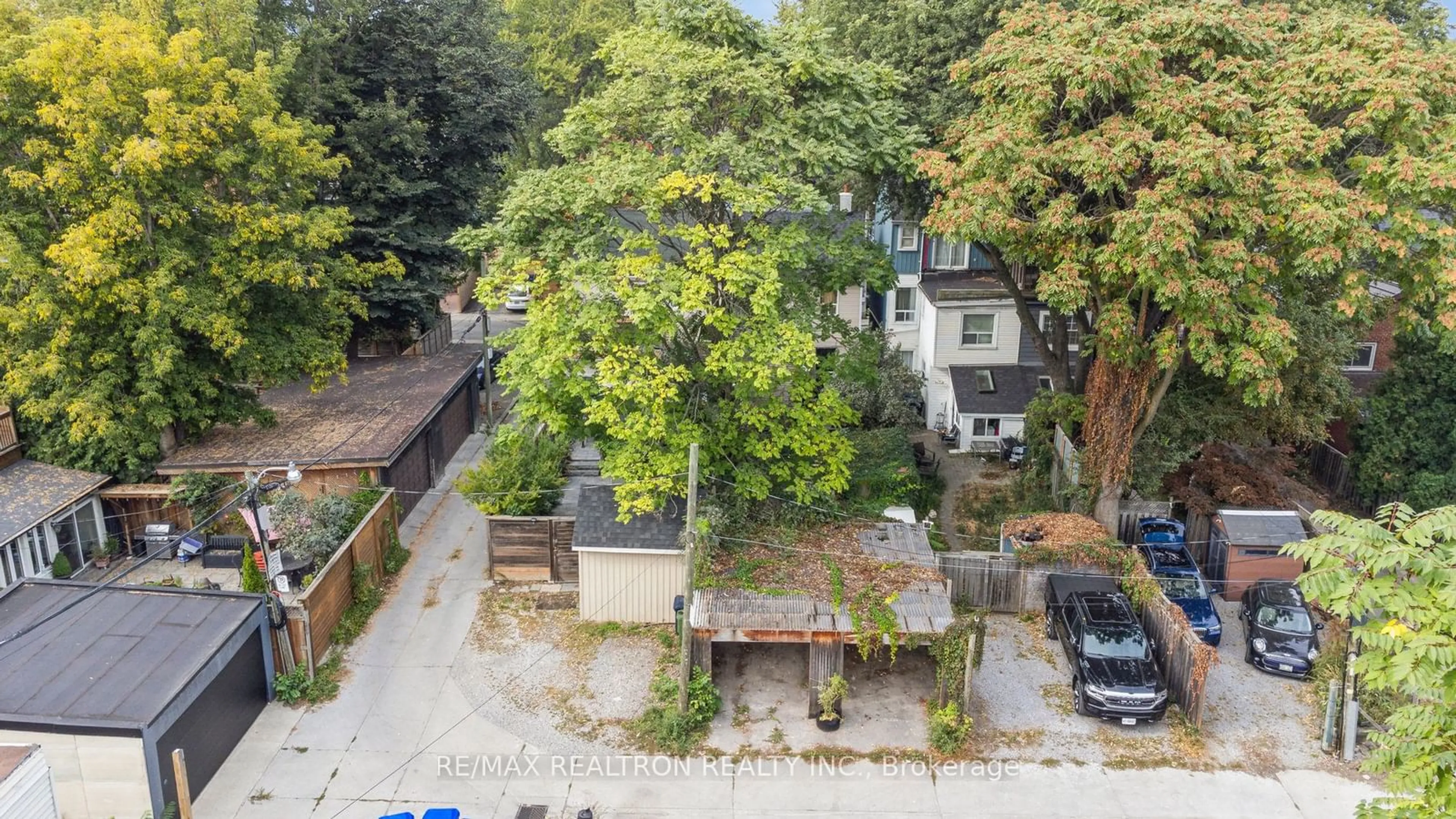 A pic from exterior of the house or condo, the street view for 13 Clark St, Toronto Ontario M4M 1M5