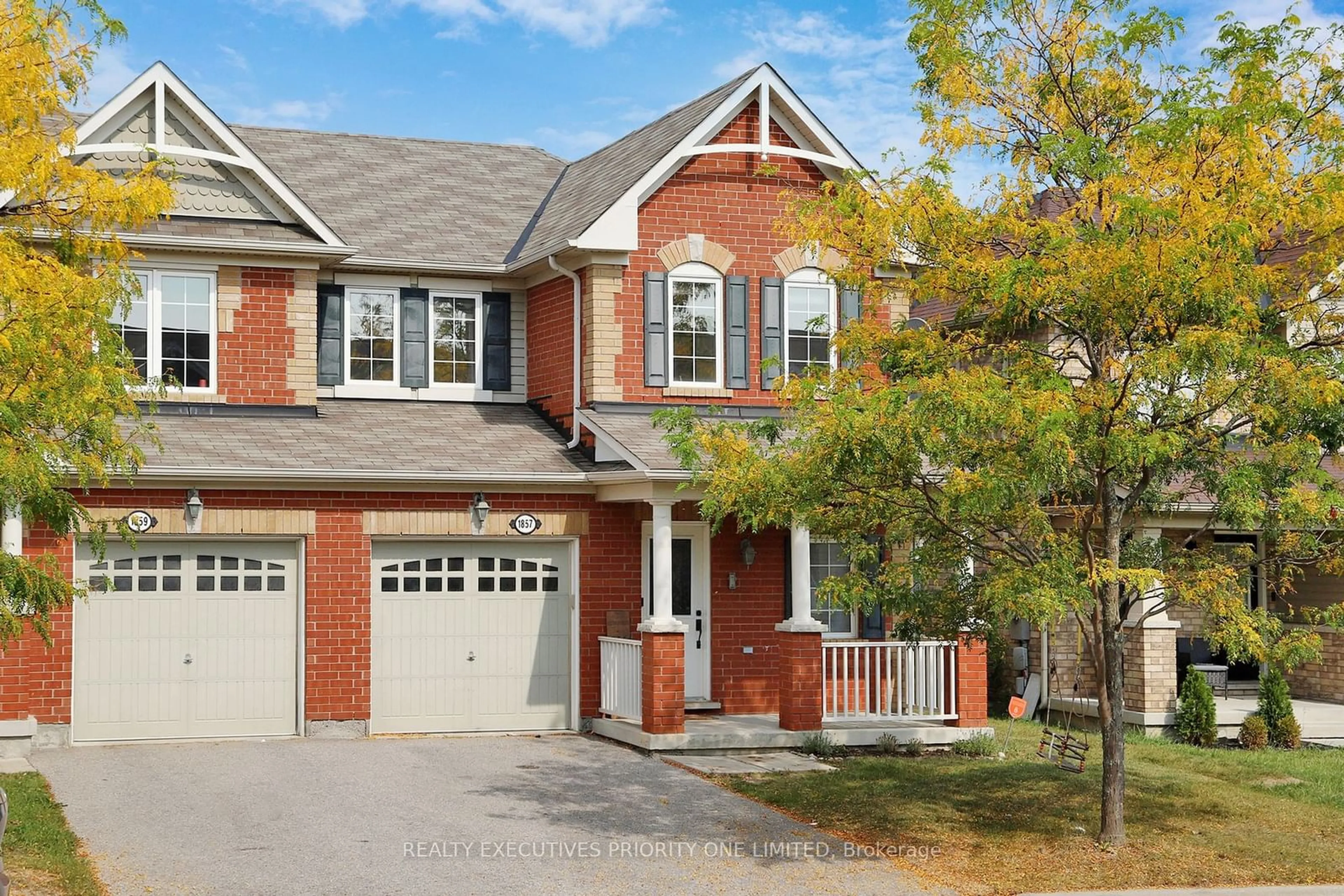 Home with brick exterior material for 1857 Liatris Dr, Pickering Ontario L1X 0A4