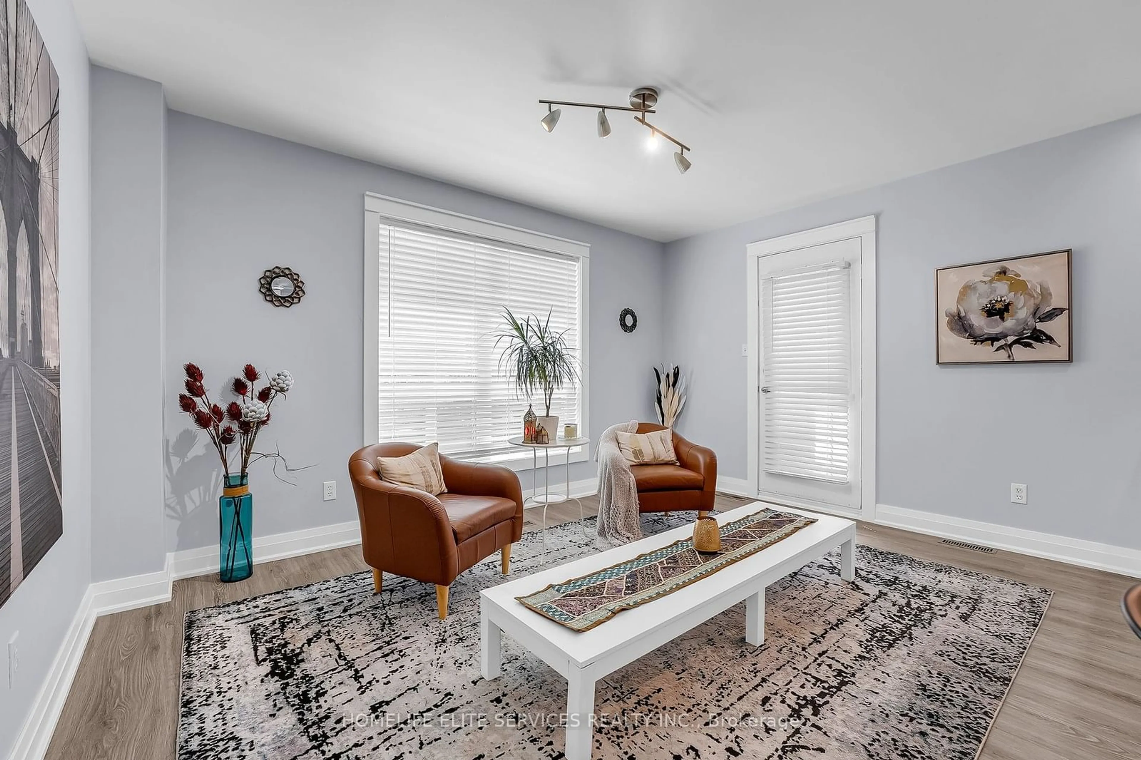 Living room, wood floors for 3 Lenthall Ave, Toronto Ontario M1B 2C7