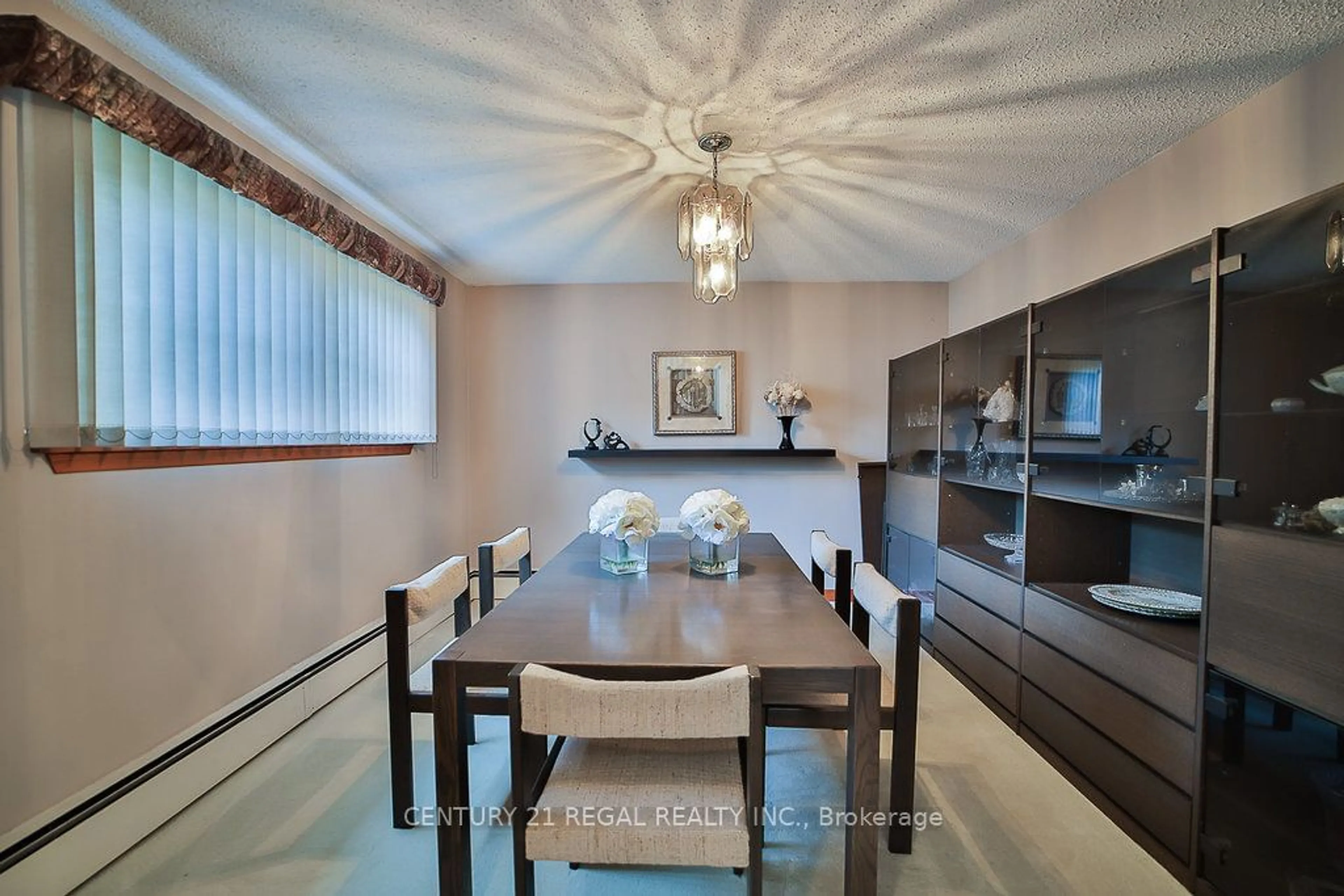 Dining room, wood floors, cottage for 56 Somerdale Sq, Toronto Ontario M1E 1N1