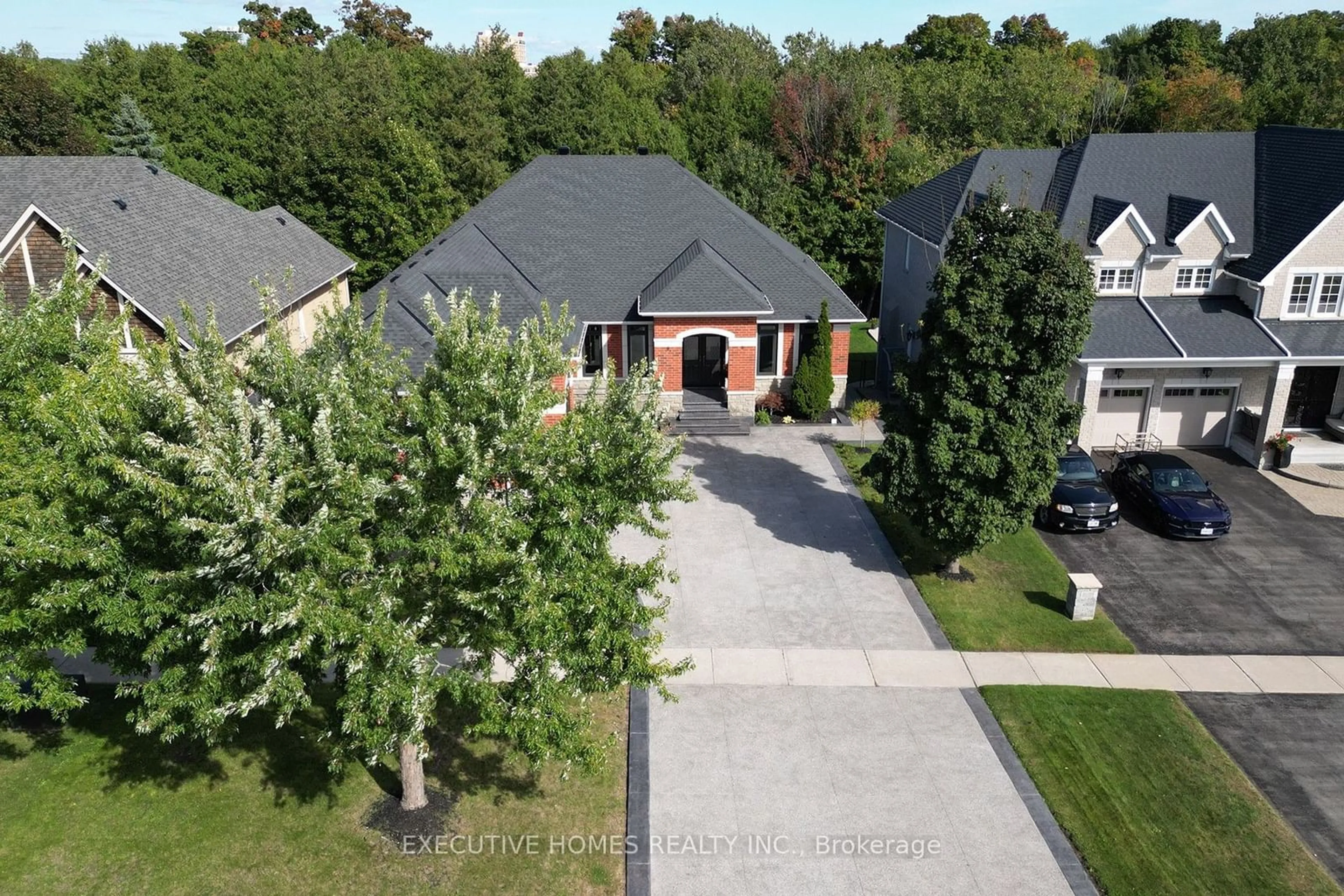 Frontside or backside of a home, the street view for 3693 Cochrane St, Whitby Ontario L1R 2T2