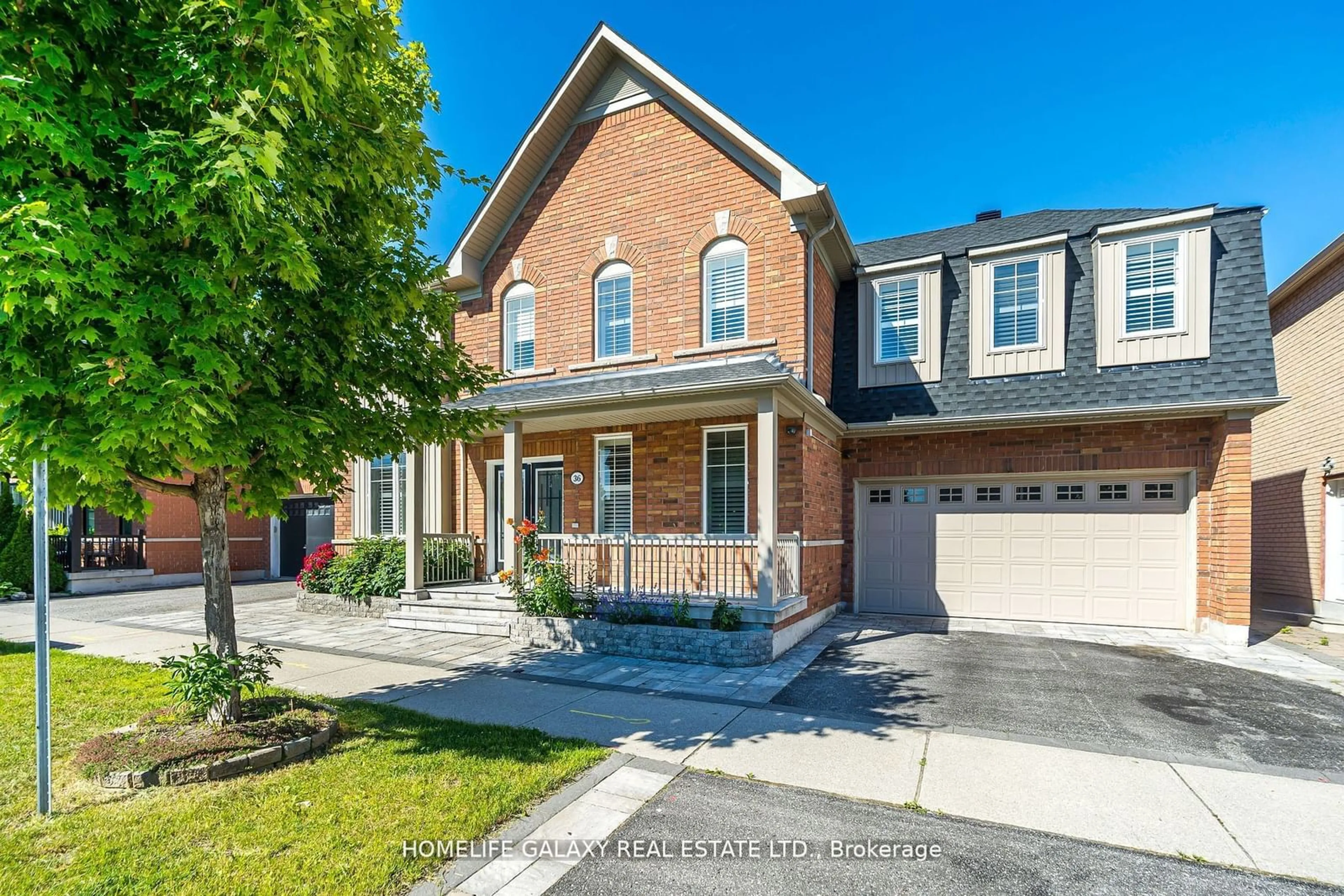 Home with brick exterior material for 36 Seward Cres, Ajax Ontario L1Z 2C3