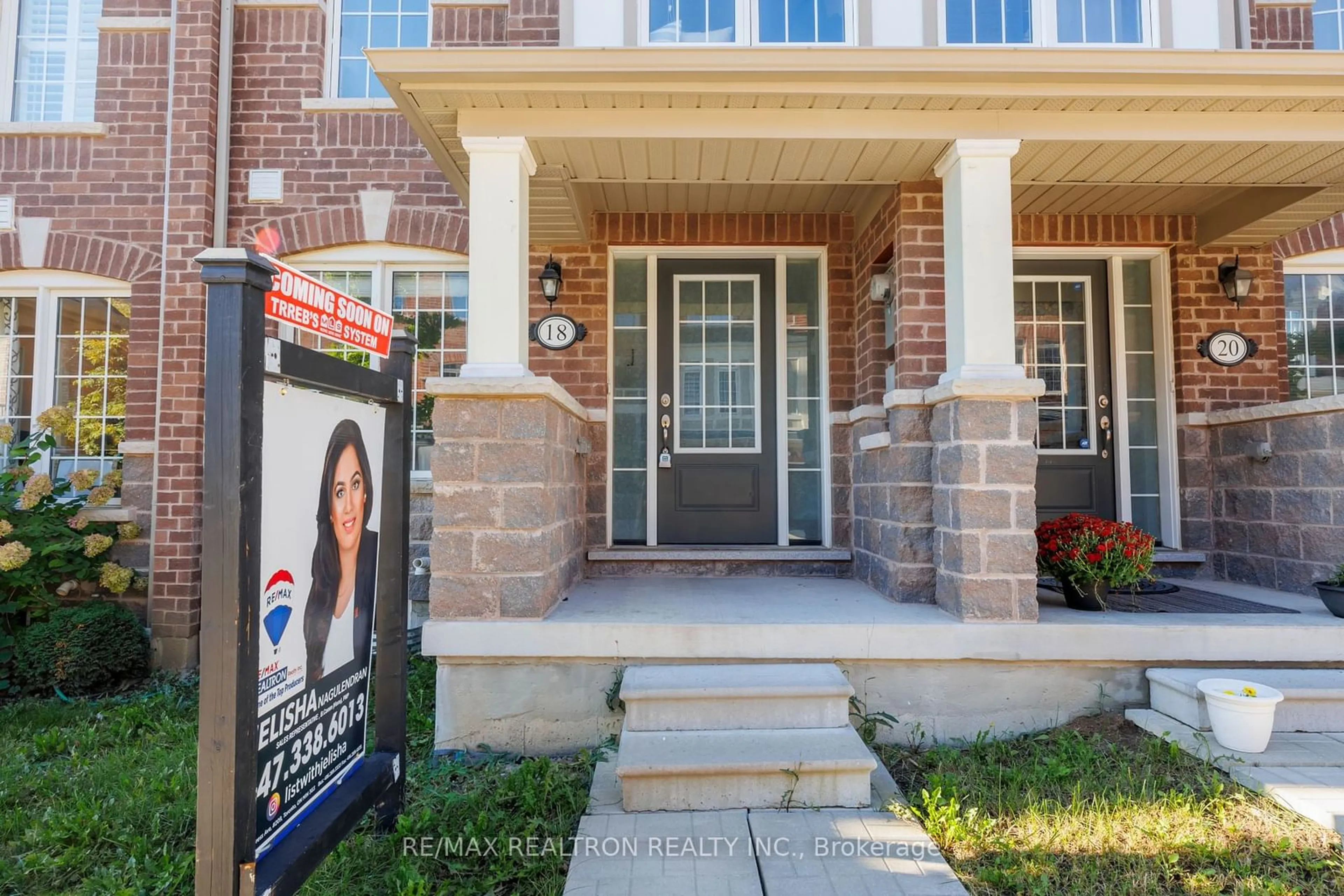 Home with brick exterior material for 18 Graywardine Lane, Ajax Ontario L1Z 0R9