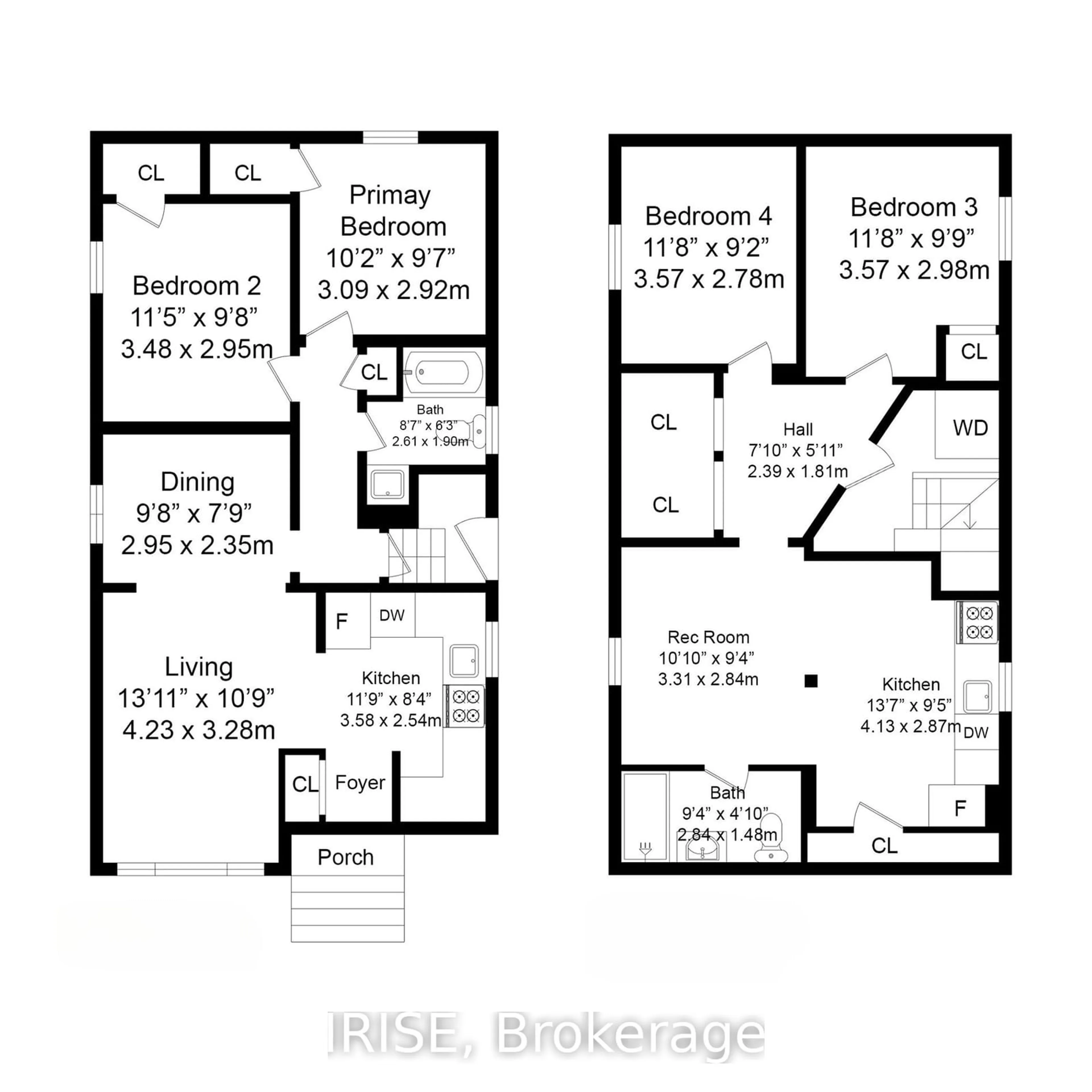 Floor plan for 67 Glenburn Ave, Toronto Ontario M4B 2X6