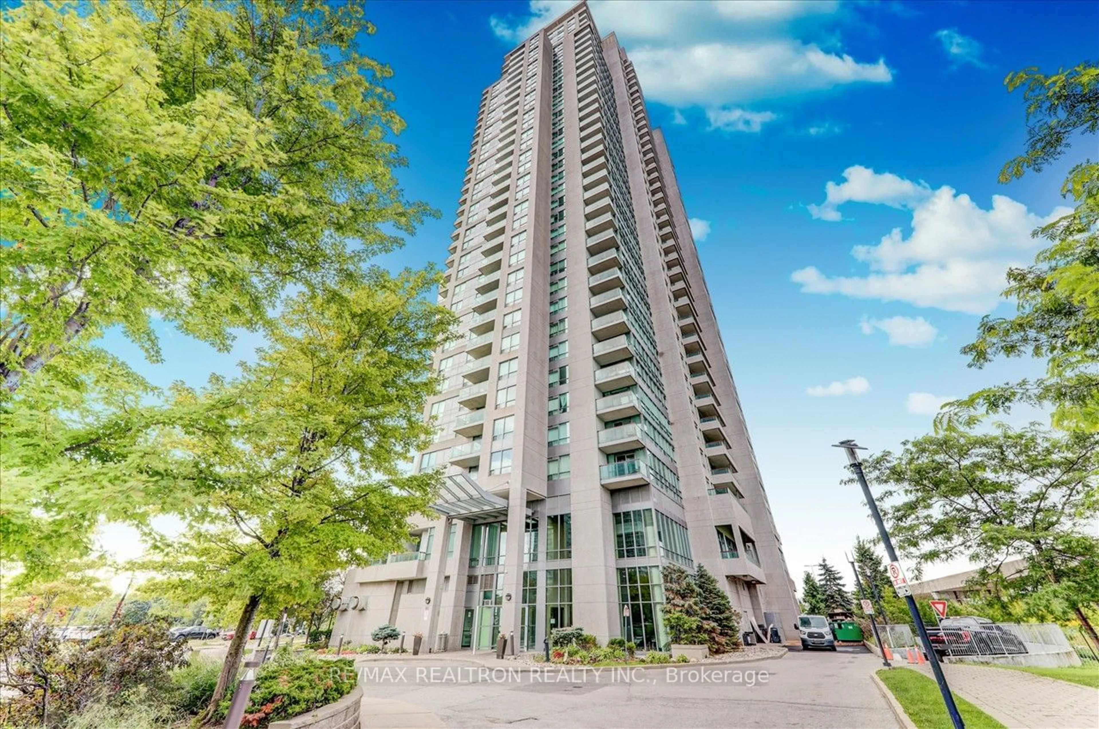 A pic from exterior of the house or condo for 50 Brian Harrison Way #401, Toronto Ontario M1P 5J4