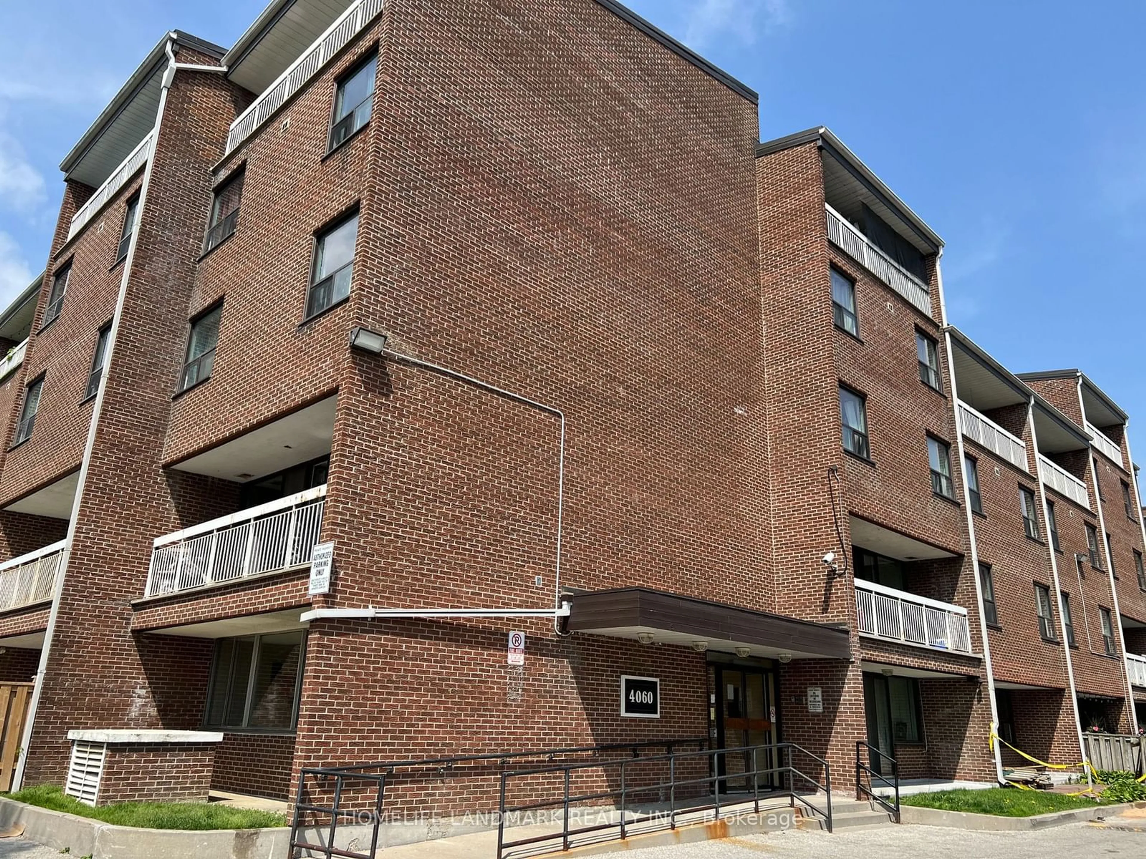 A pic from exterior of the house or condo for 4060 Lawrence Ave #108, Toronto Ontario M1E 4V4