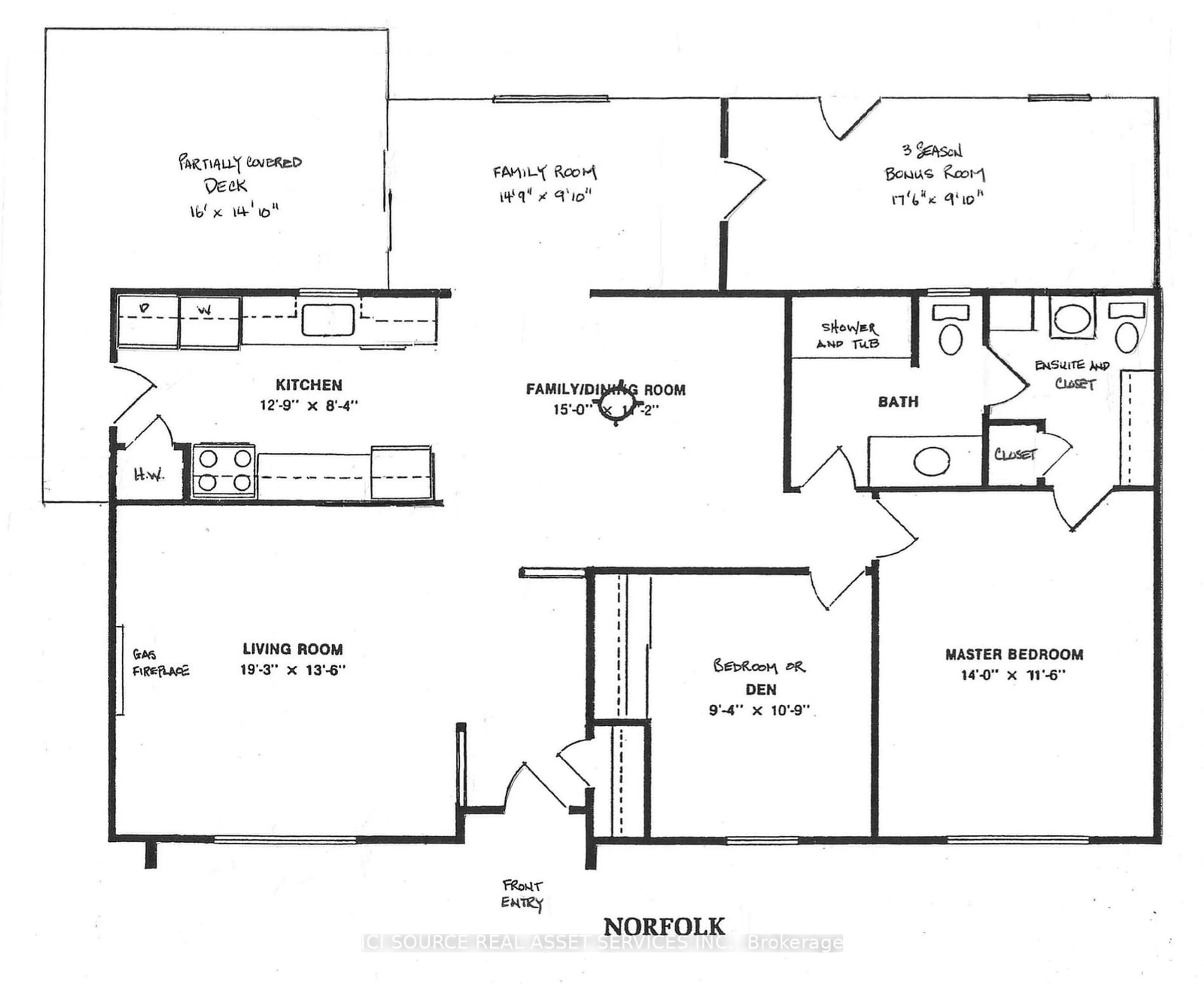 Floor plan for 30 The Cove Rd, Clarington Ontario L1B 1B9