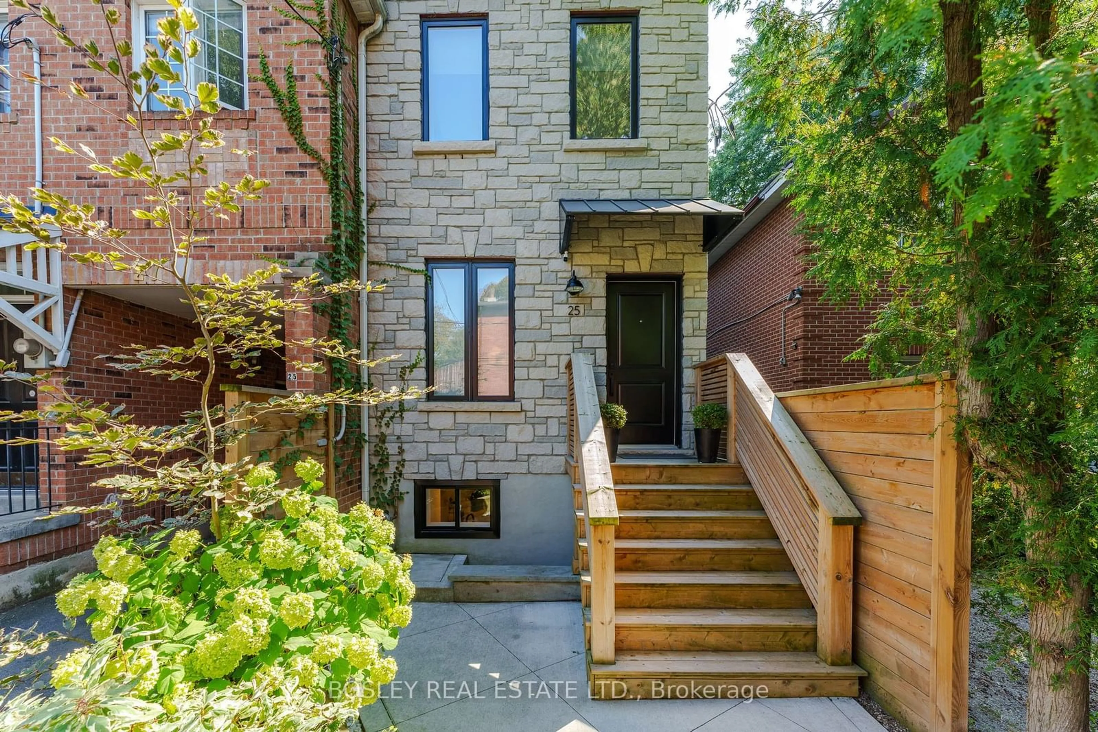 Home with brick exterior material for 25 Clark St, Toronto Ontario M4M 1M5