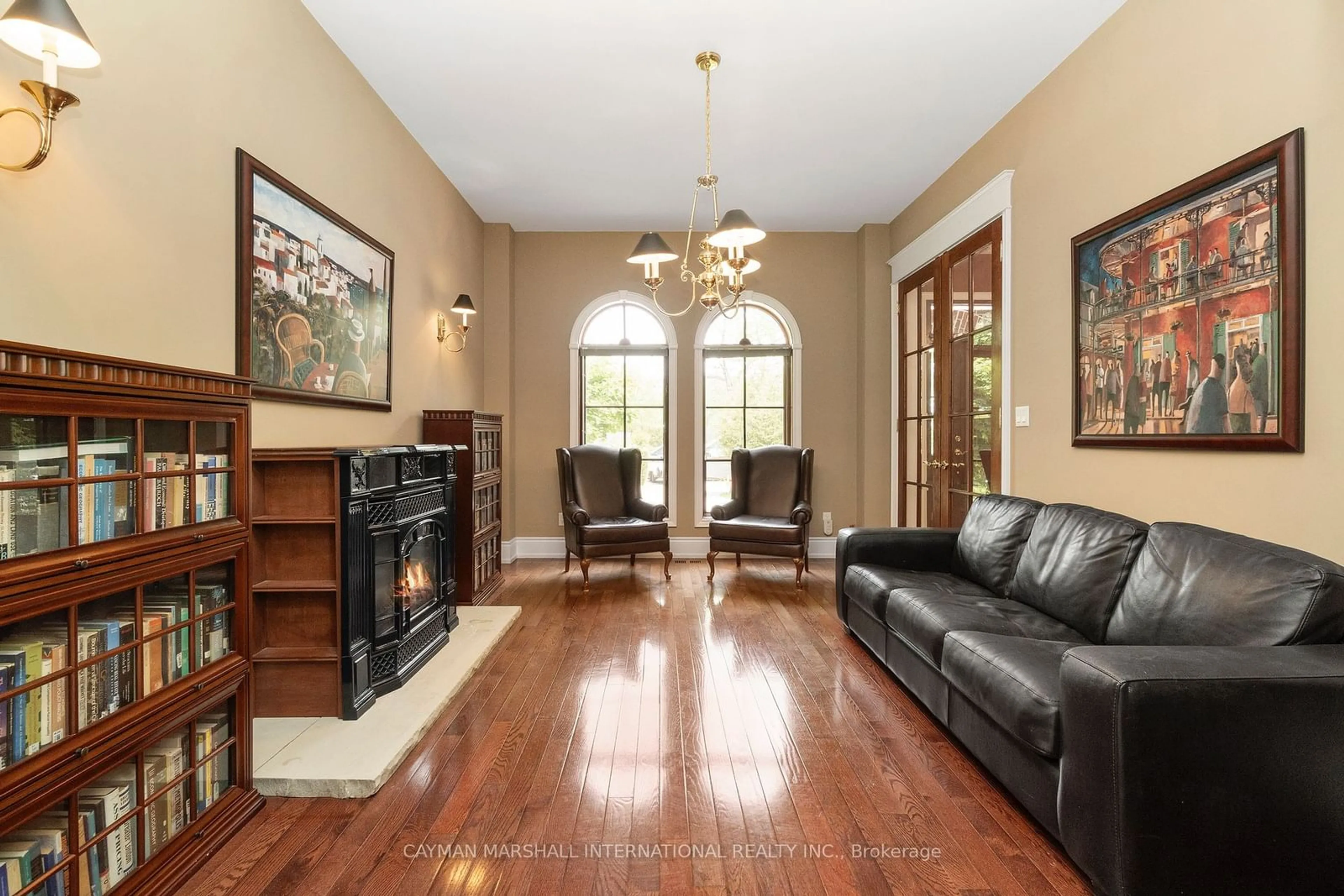 Living room, wood floors for 314 Dyson Rd, Pickering Ontario L1W 2M9