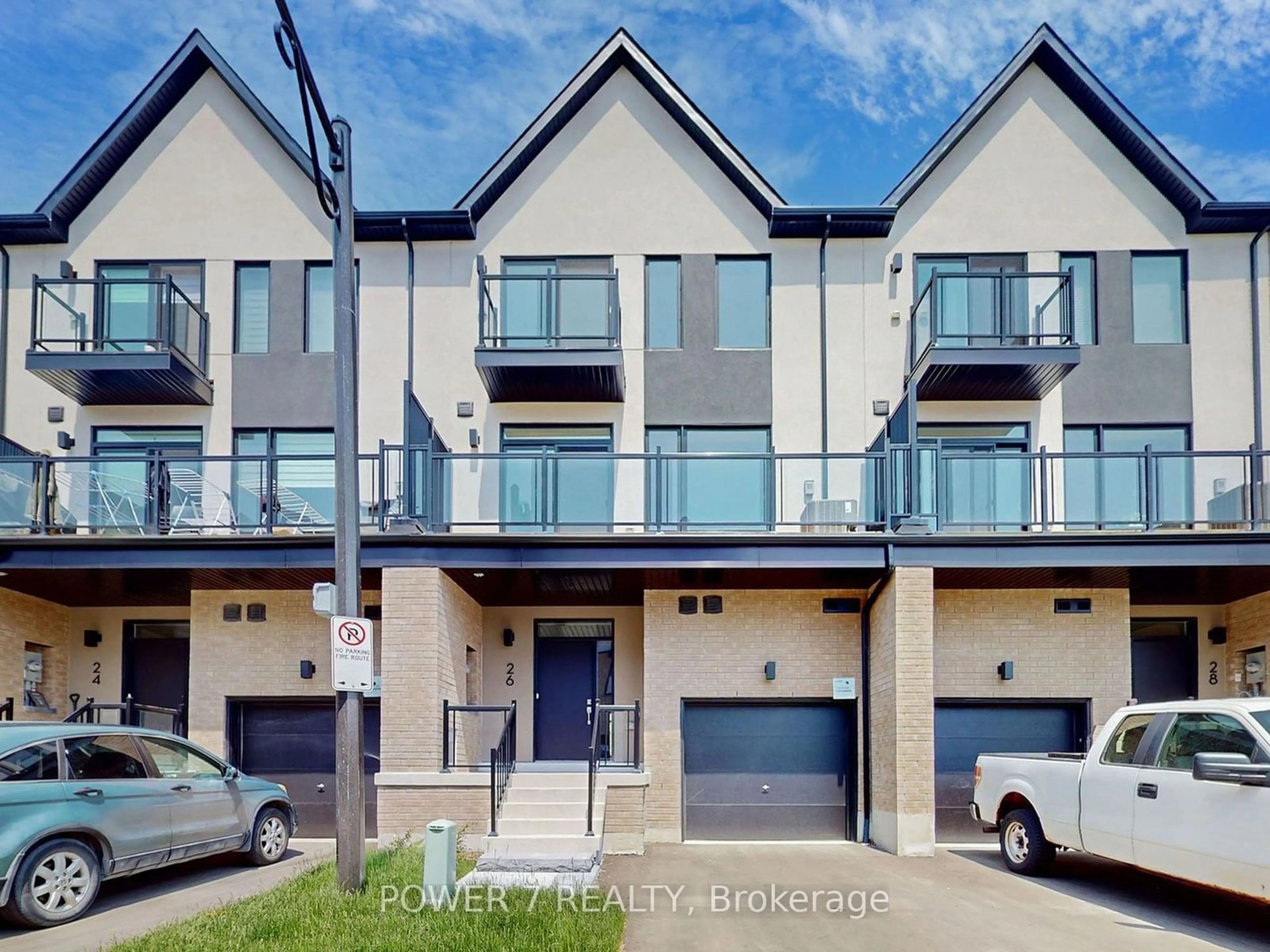 A pic from exterior of the house or condo, the street view for 26 Lively Way, Whitby Ontario L1R 0S3