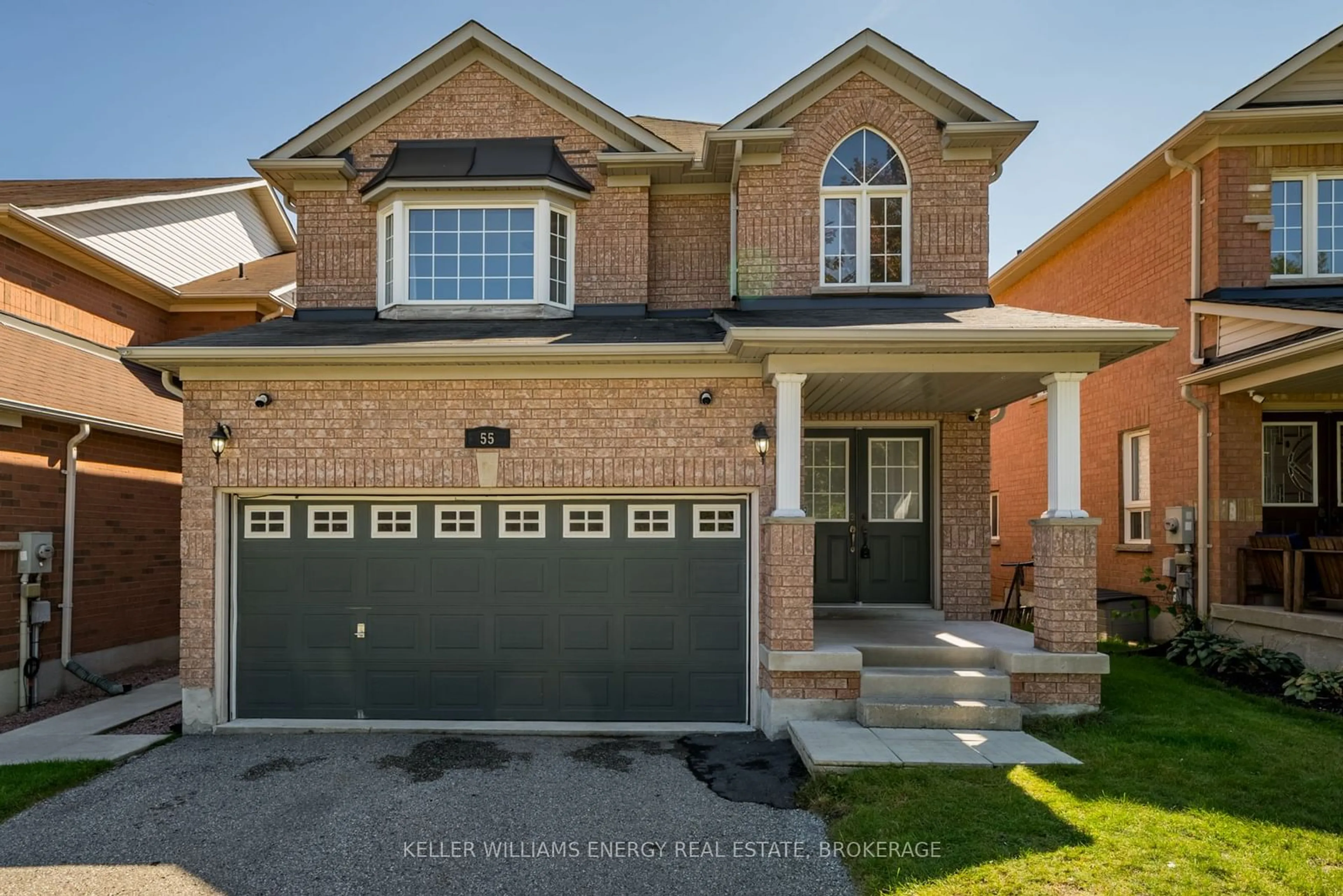 Home with brick exterior material for 55 Frank Wheeler Ave, Clarington Ontario L1E 3J6