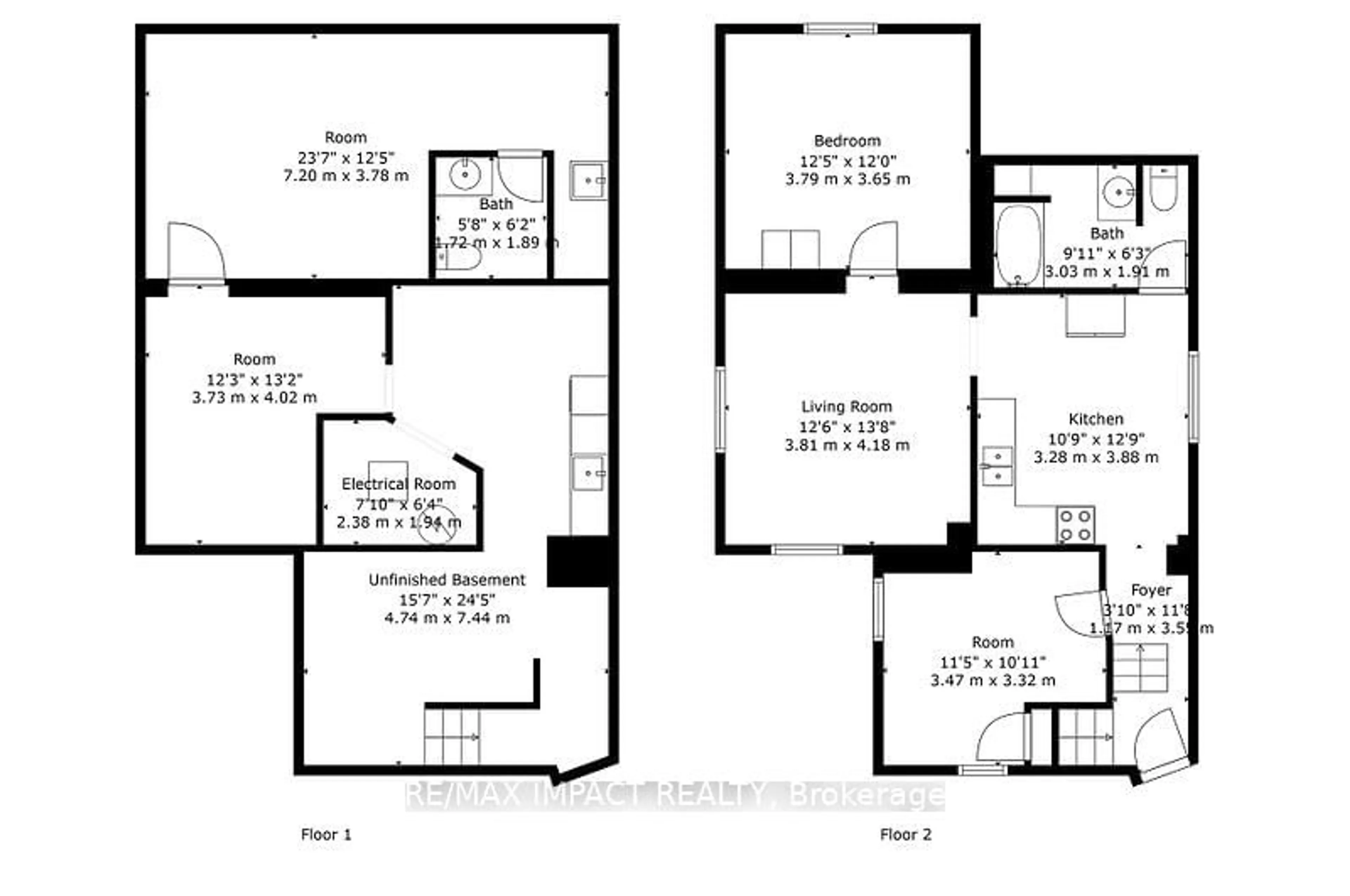 Floor plan for 137 Elgin St, Oshawa Ontario L1G 1T4